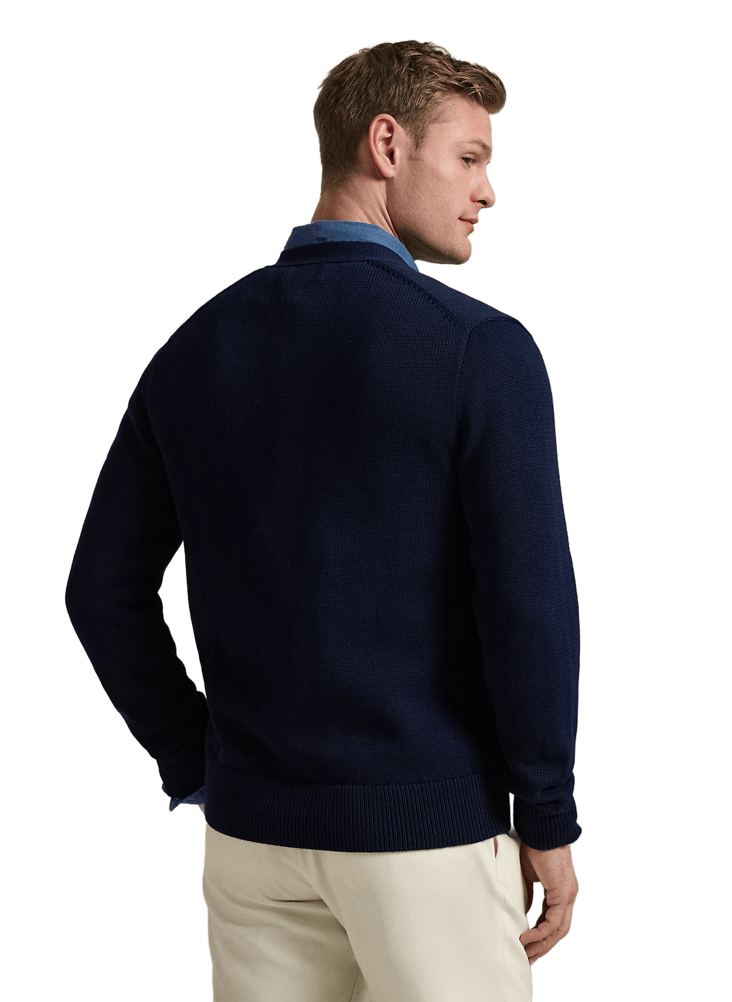 Cardigan en coton POLO RALPH LAUREN Bleu