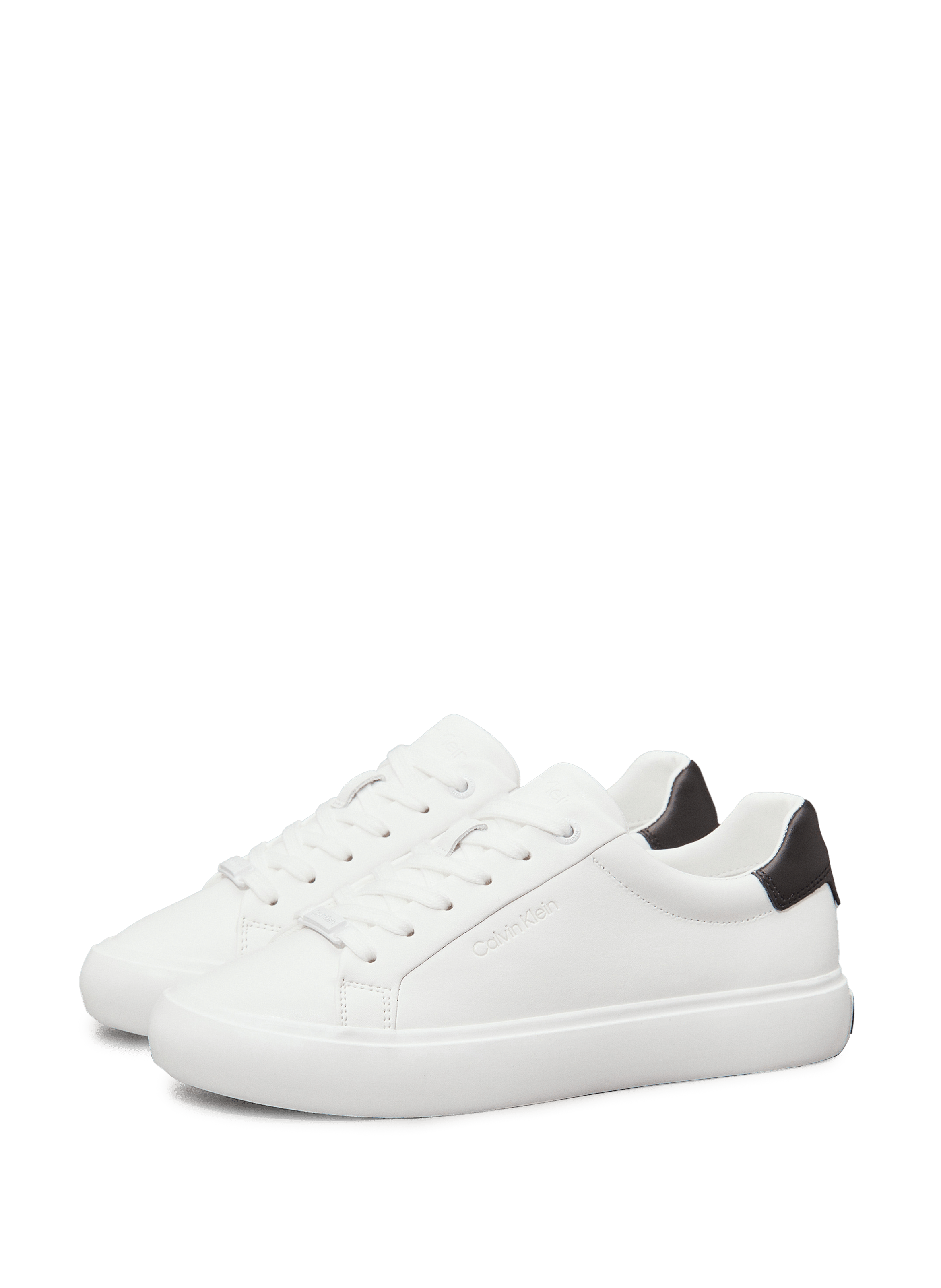 Baskets en cuir CALVIN KLEIN Blanc