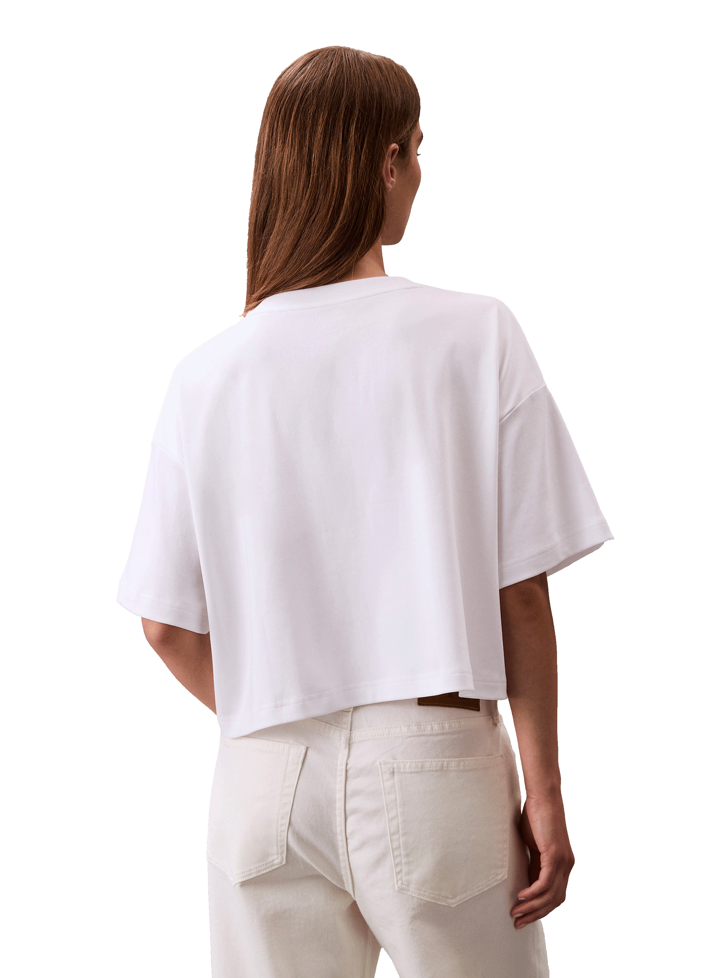 T-shirt ample en coton  CALVIN KLEIN Blanc