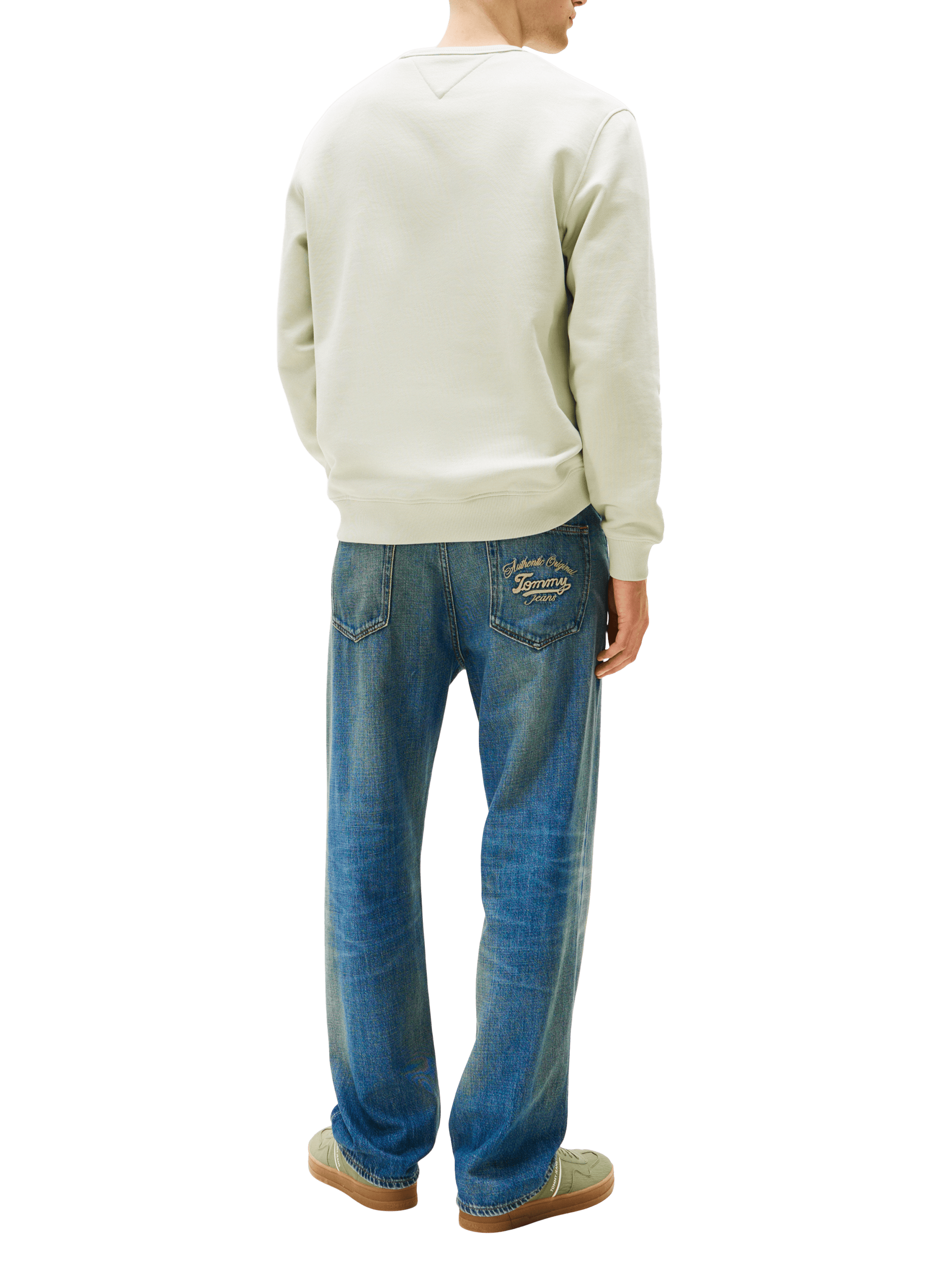 Pull à manches longues TOMMY HILFIGER Vert