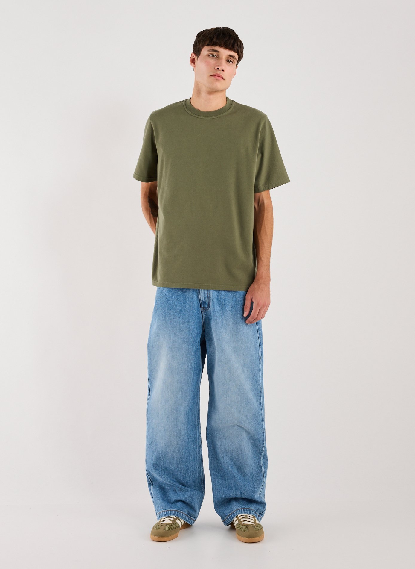 Cotton round-neck T-shirt ARTE ANTWERP Khaki