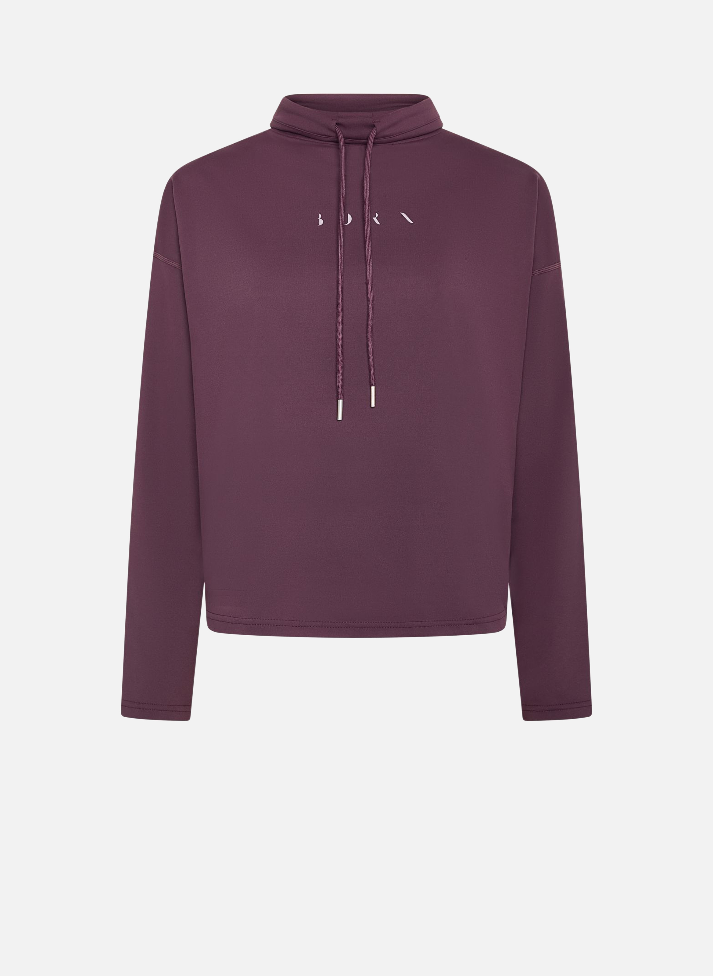 BORN LIVING YOGA Sweat de sport sans capuche performance camille Rouge