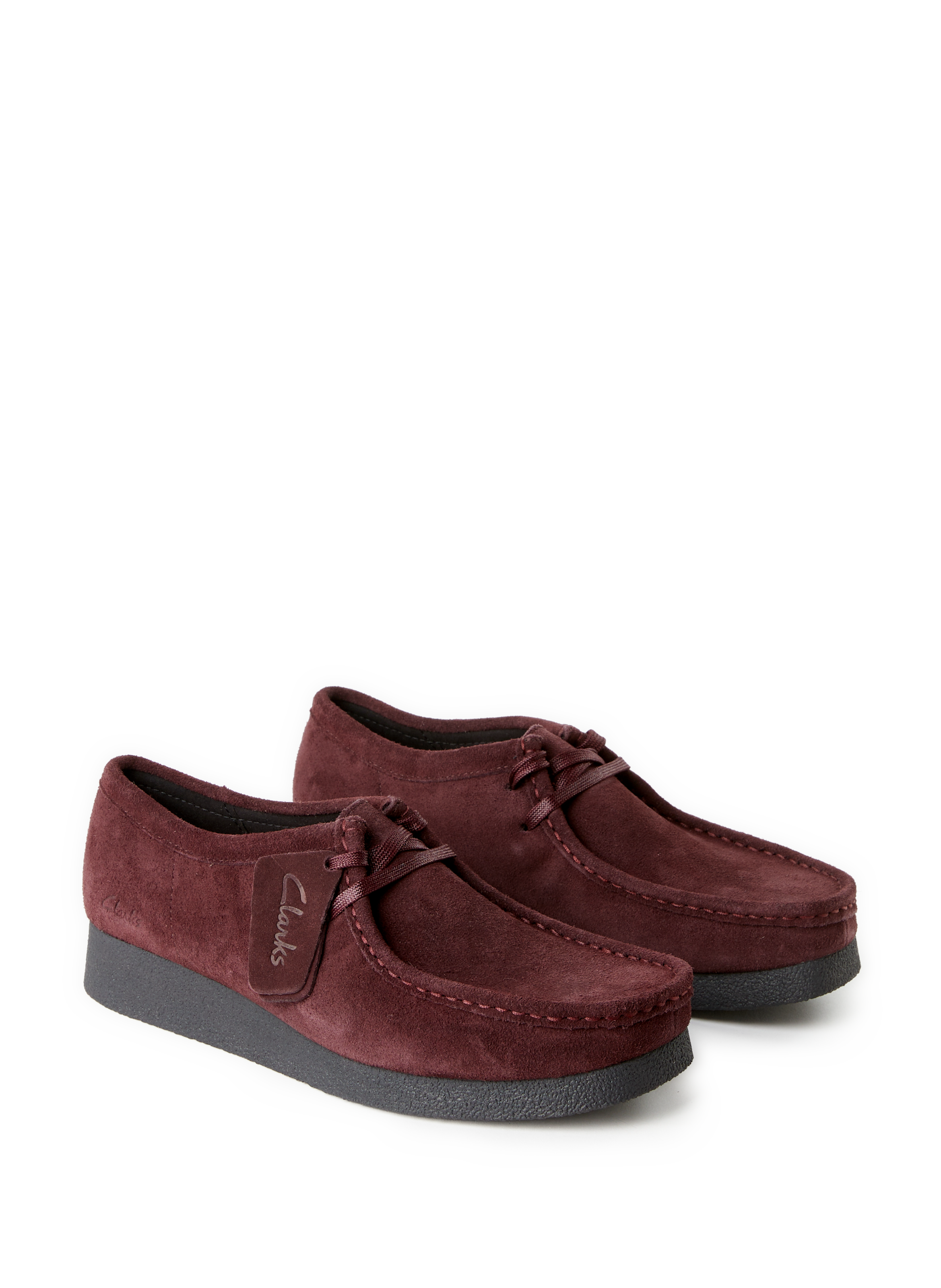 Calfskin leather loafers CLARKS Red