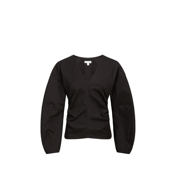 Top col V en coton Top col V en coton