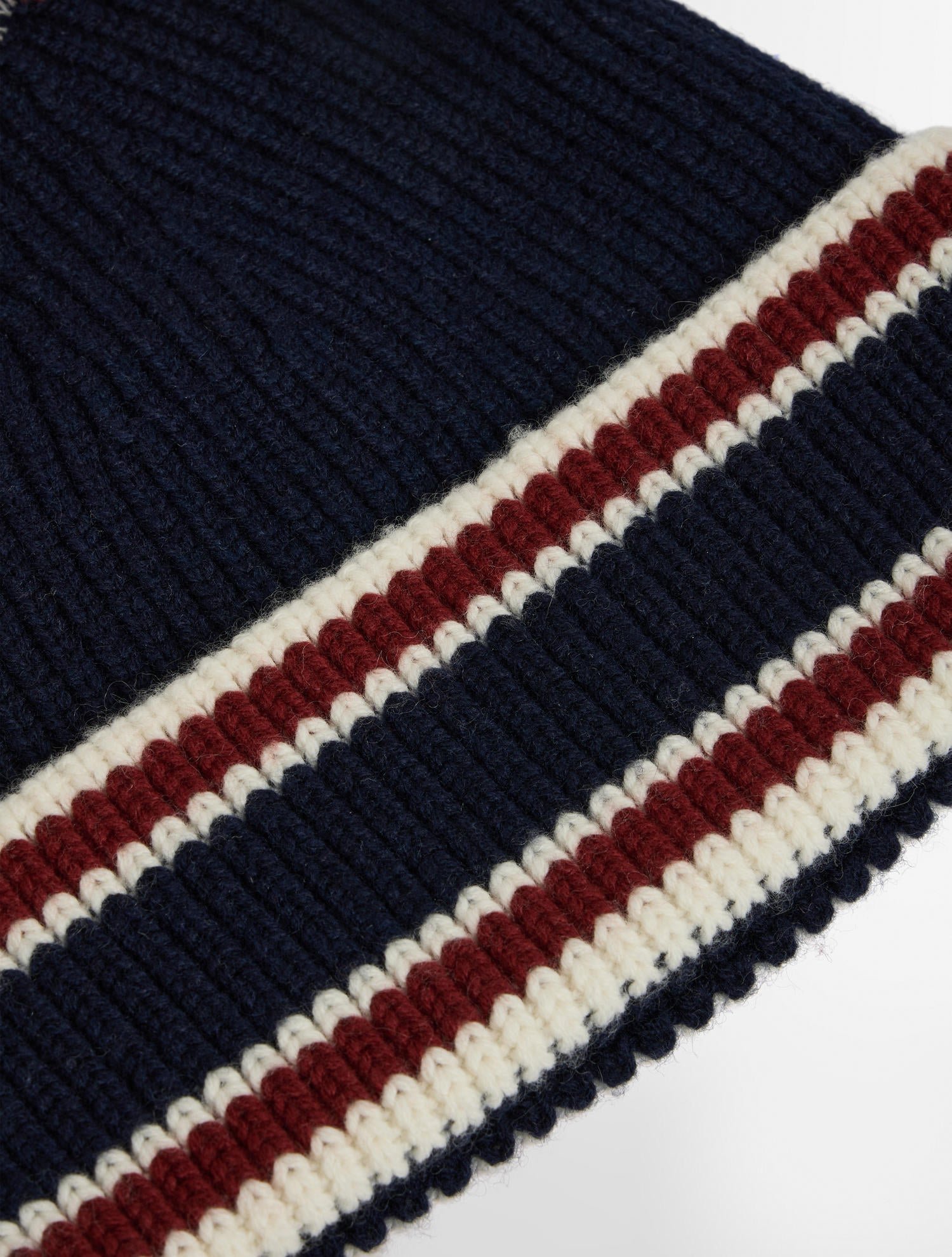 Bonnet pompon coupe regular FUSALP Bleu