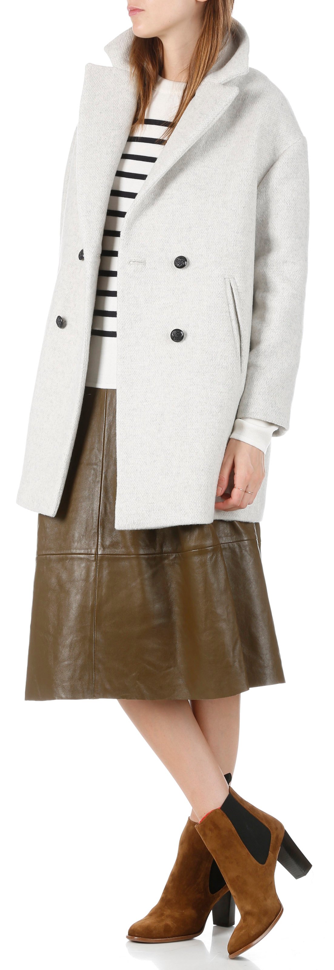 Pull col rond rayé en laine briac ARMOR-LUX Bleu