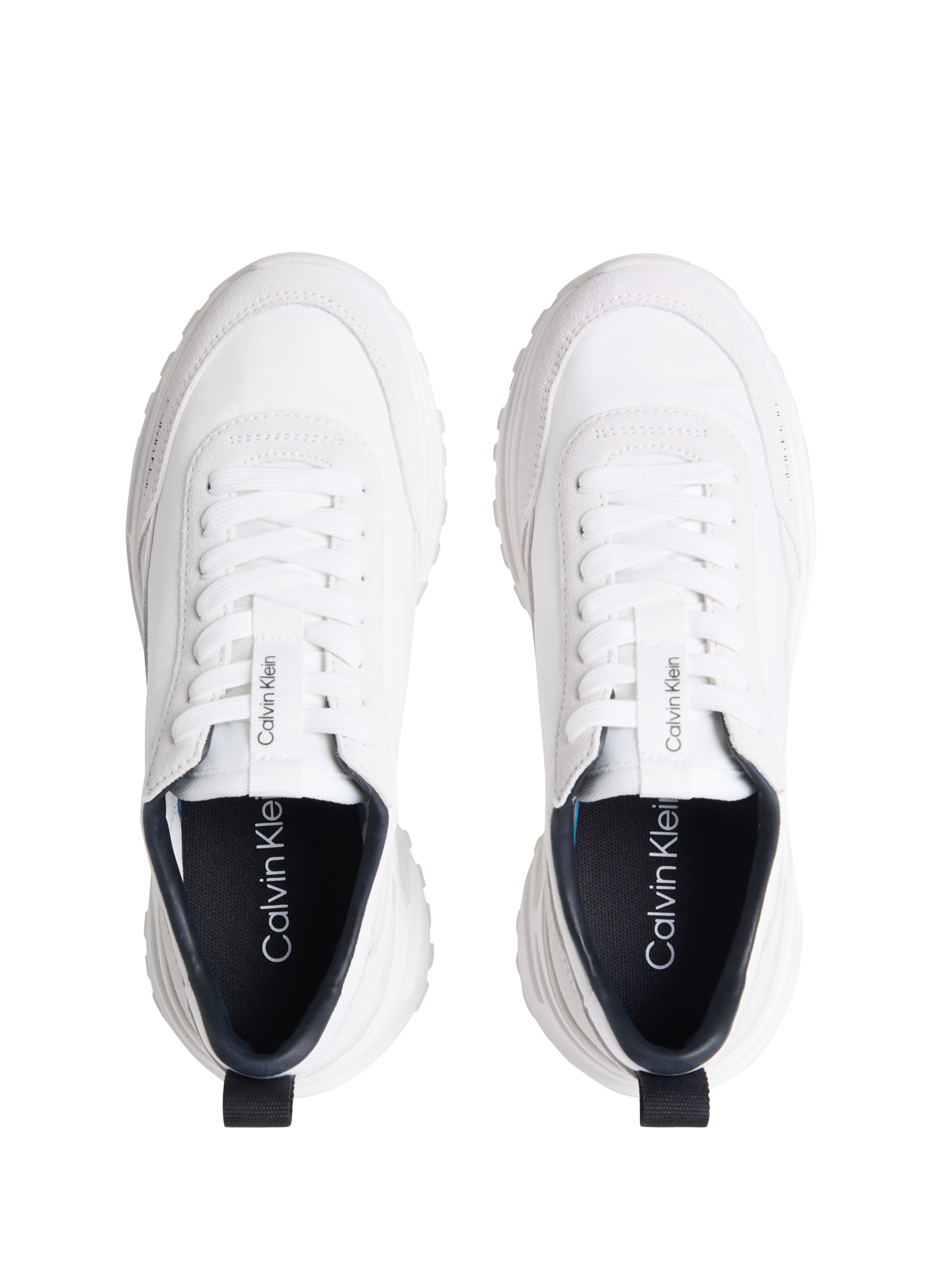 Baskets basses à lacet CALVIN KLEIN Blanc