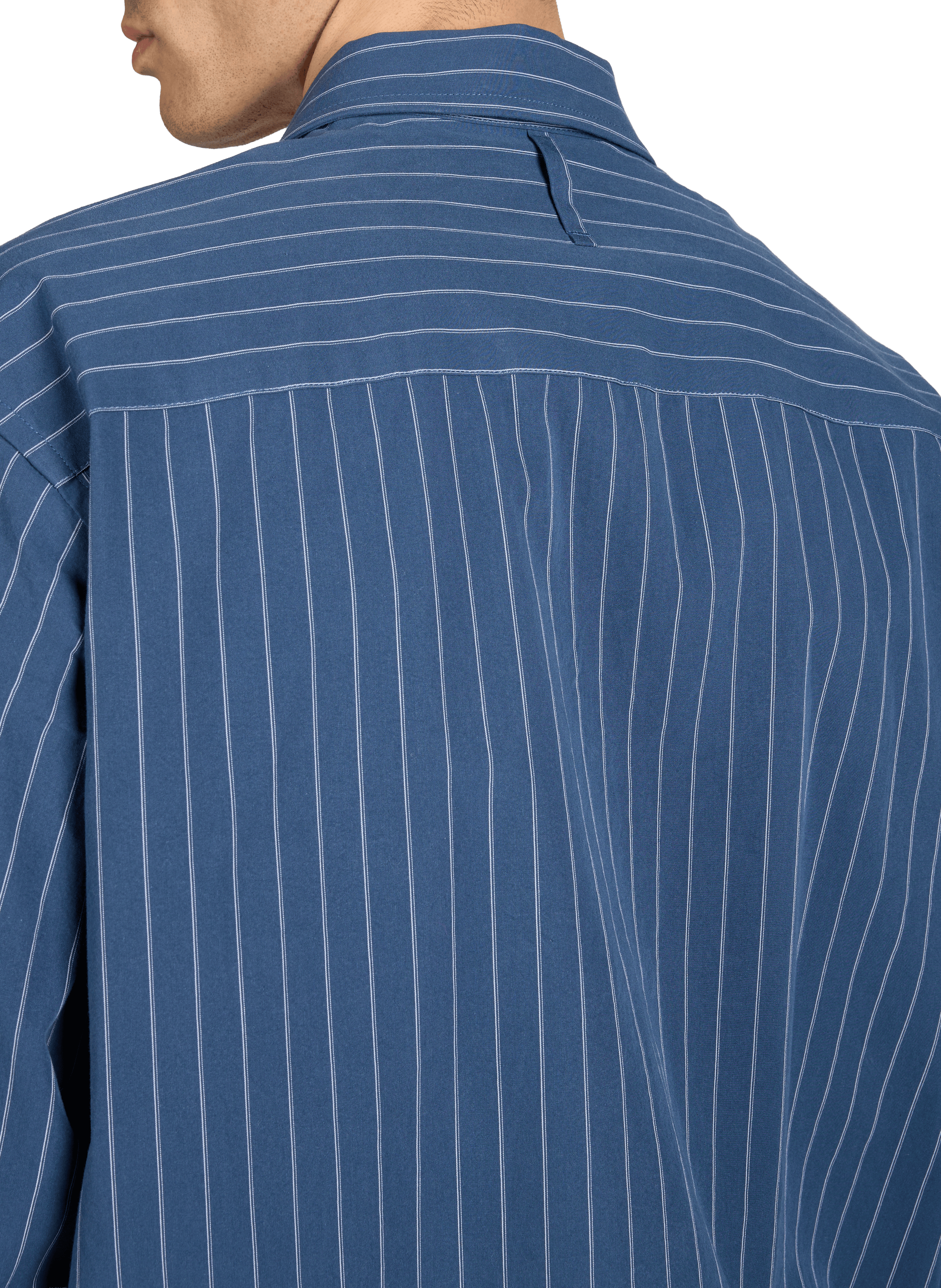 Striped cotton Shirt NN.07 Blue