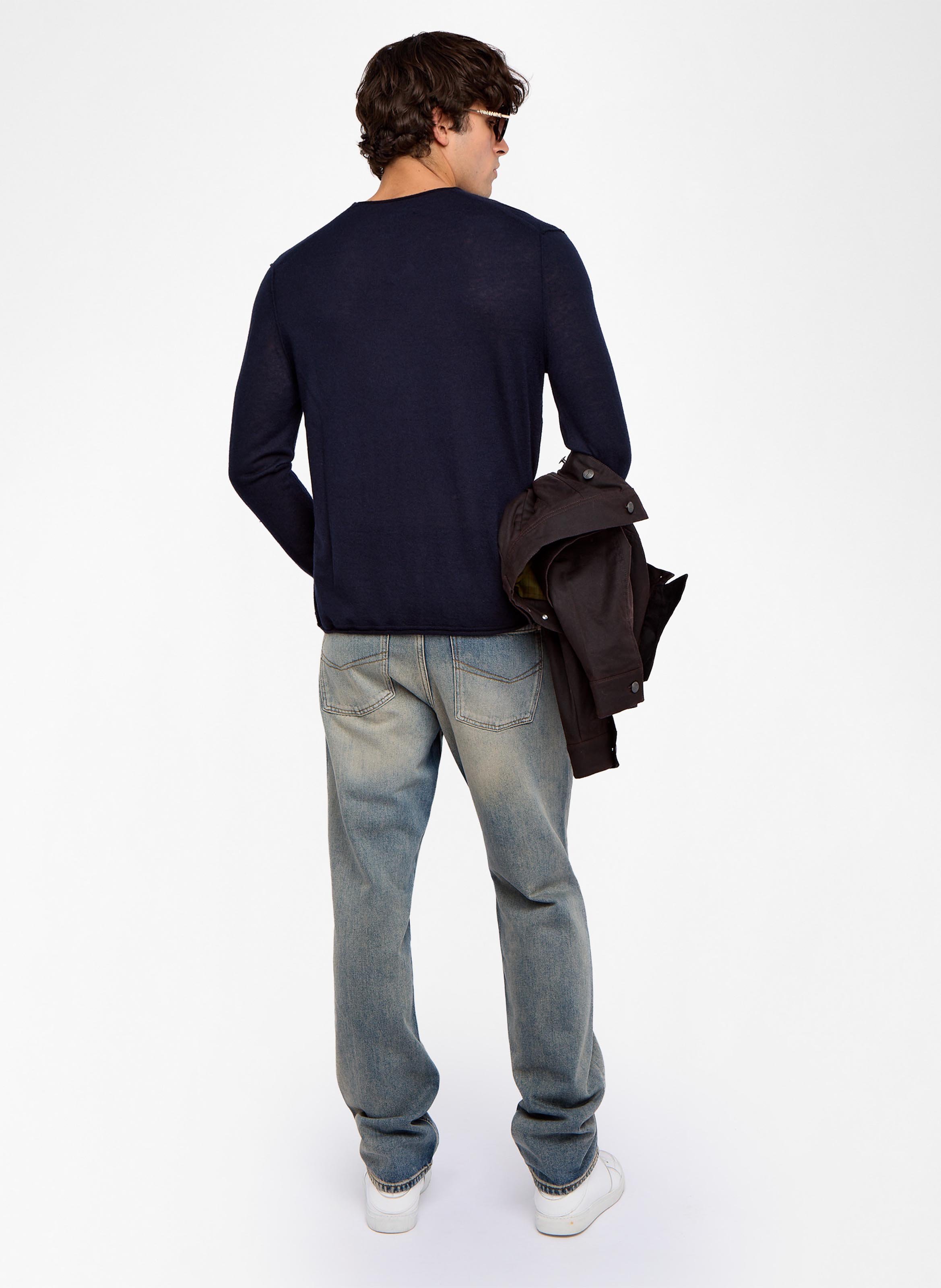 Pull col v en cachemire monastir ZADIG&VOLTAIRE Bleu