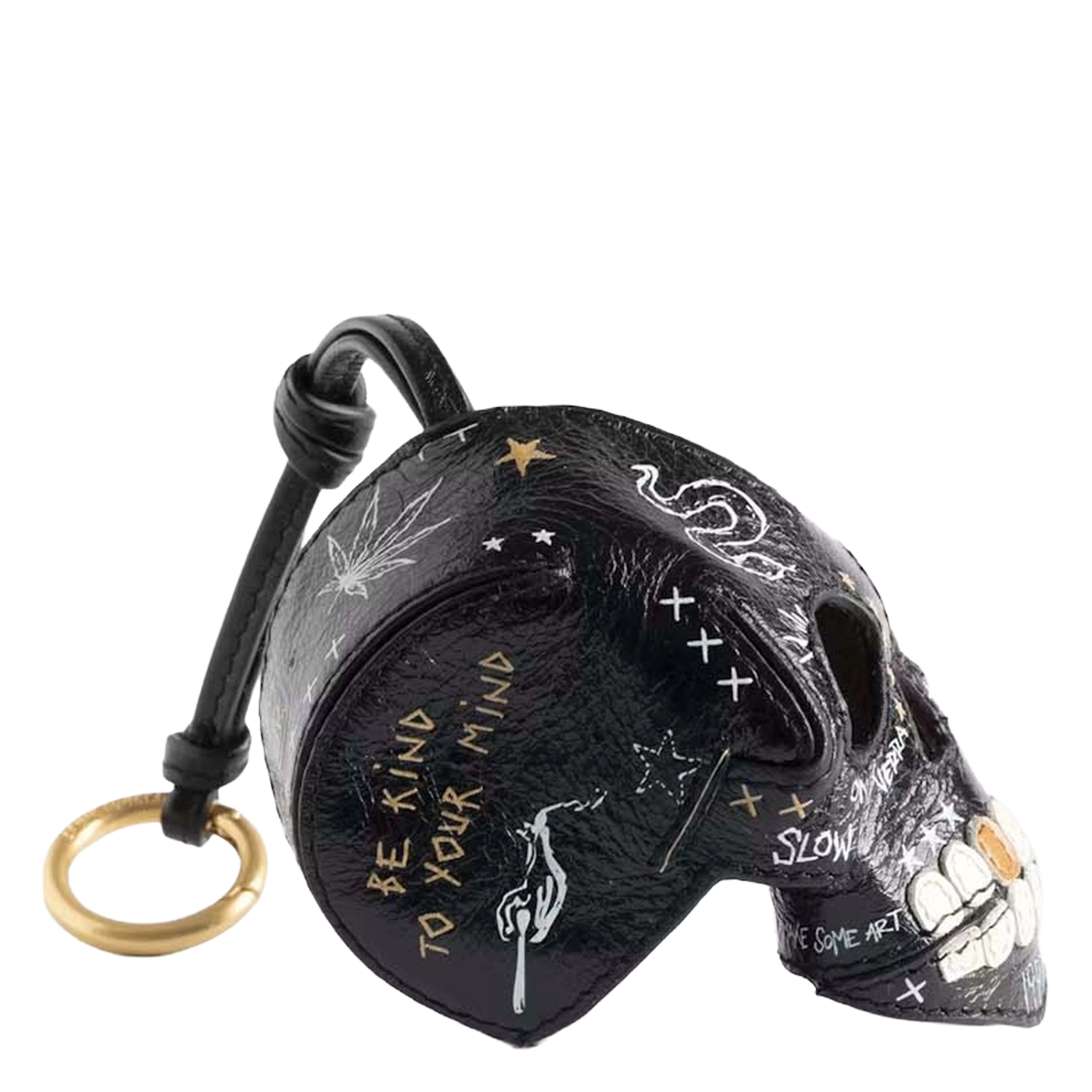 Porte-clés tête de mort the big skull ZADIG&VOLTAIRE Noir