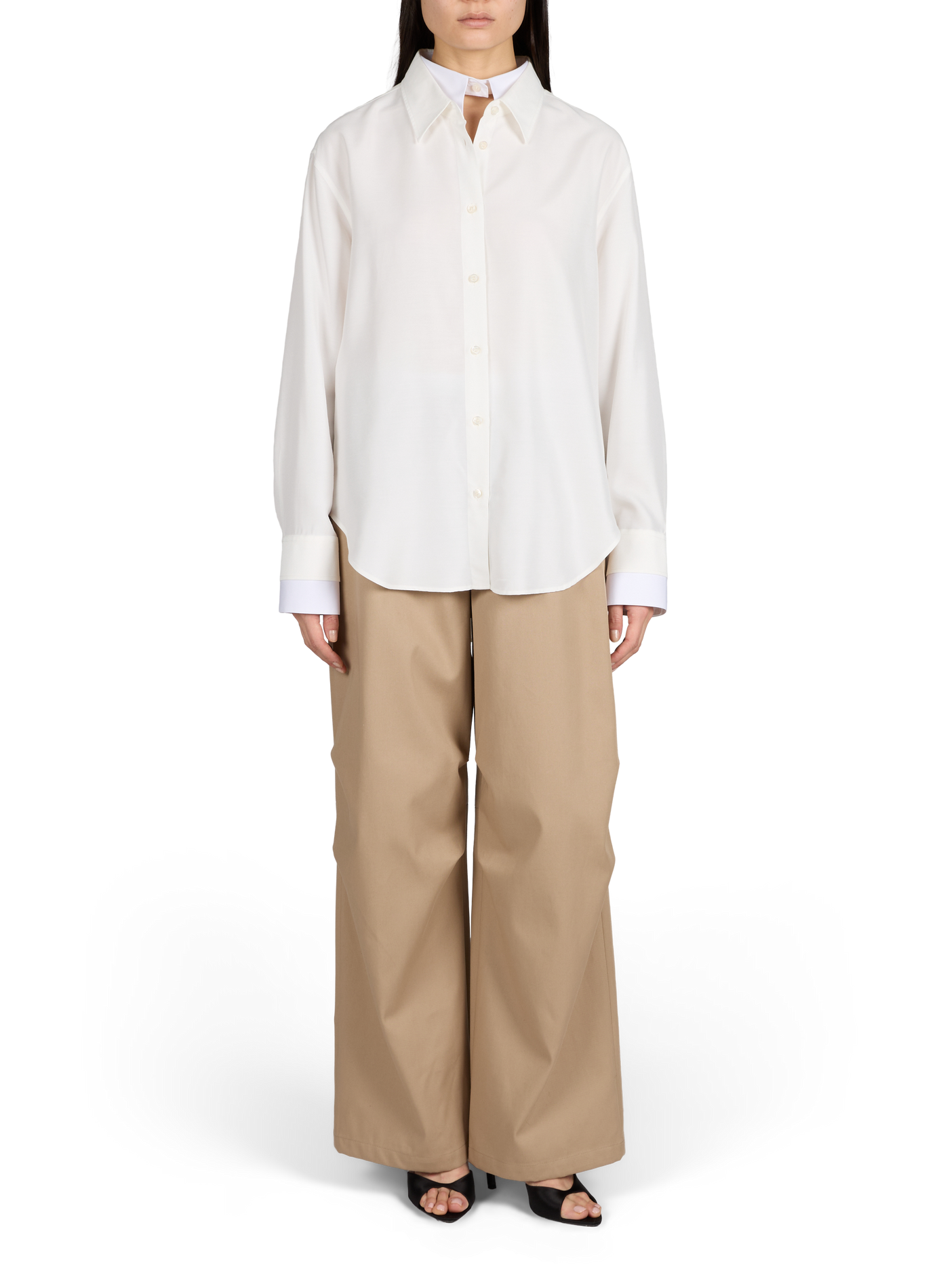 Plain straight shirt ACNE STUDIOS Multicolour