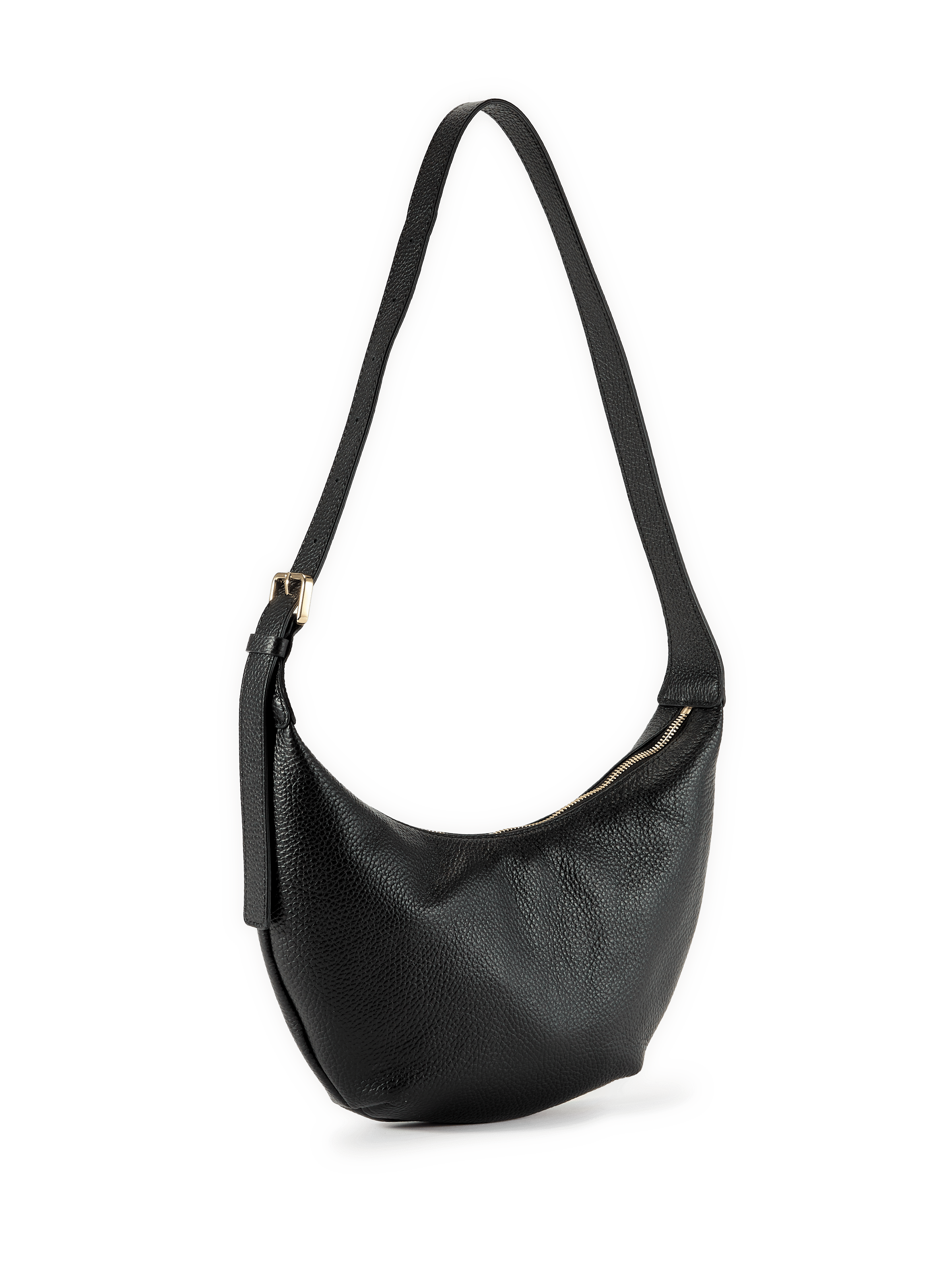 Grained leather bum bag SAISON 1865 Black