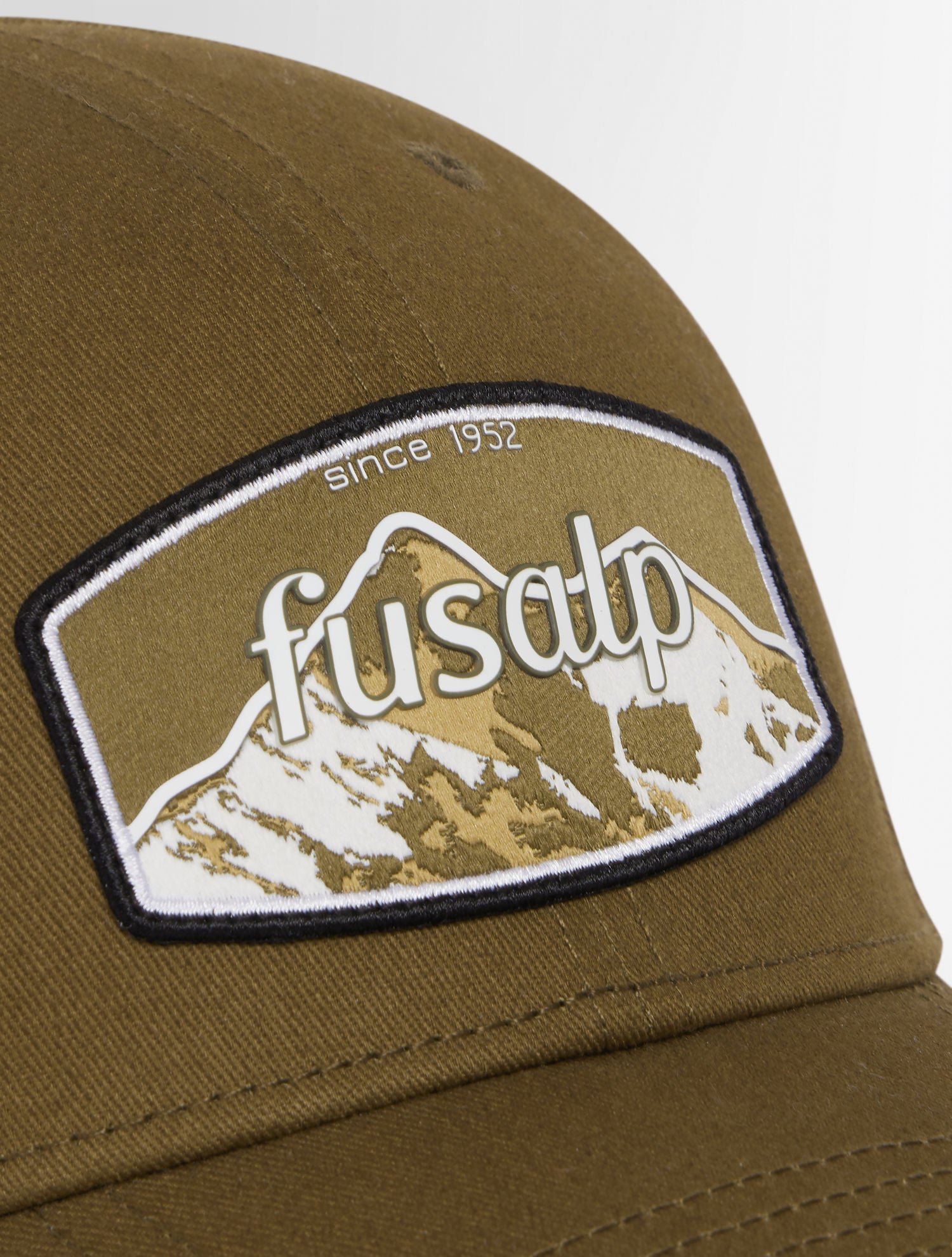 Casquette cotton anim coupe regular FUSALP Marron