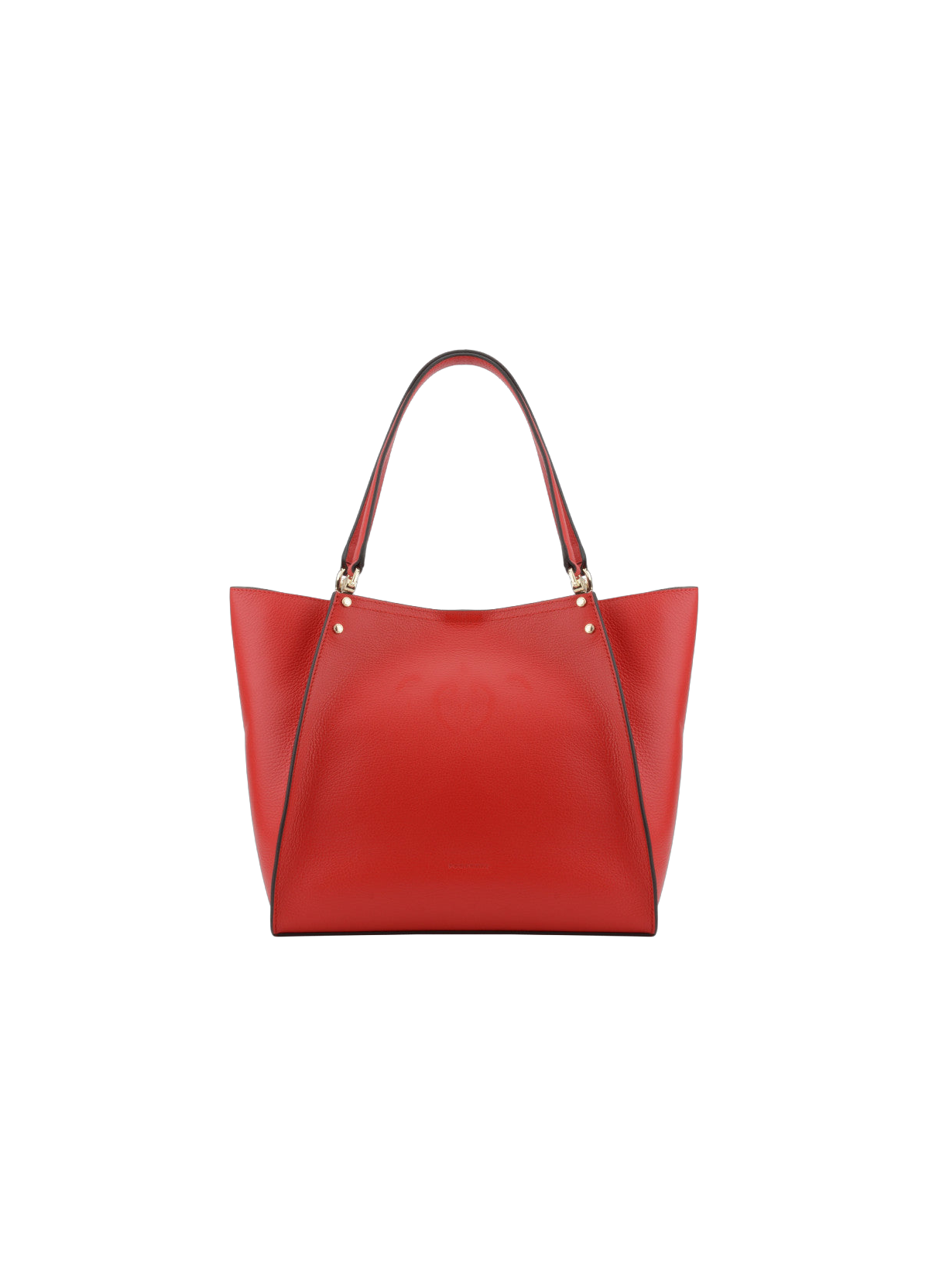 Hebdo | sac pm en cuir de veau grainé POURCHET Rouge