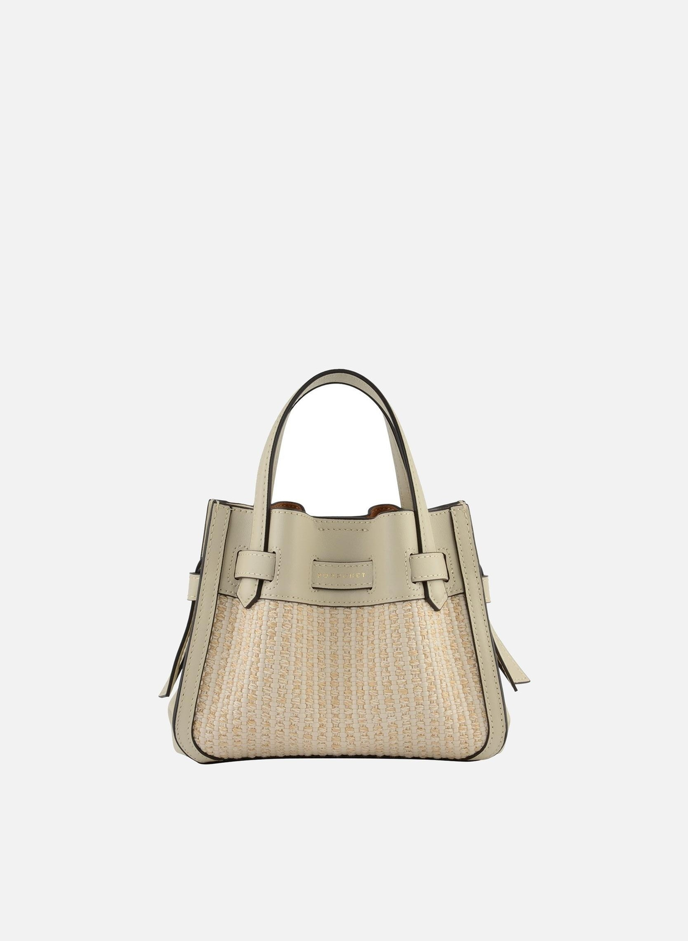 Blossom tressé | sac à main POURCHET Beige