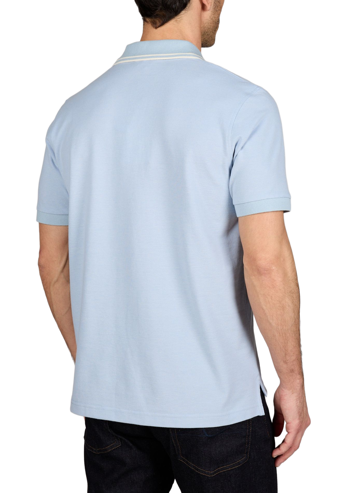 Short-sleeved polo shirt in blended cotton AIGLE Blue