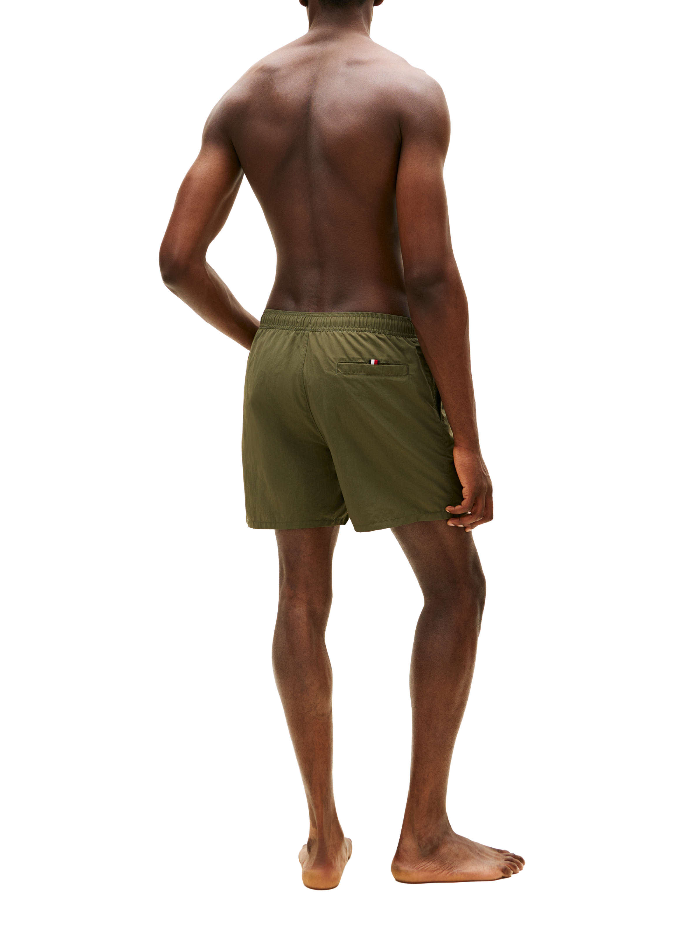 Short de bain à logo TOMMY HILFIGER Kaki