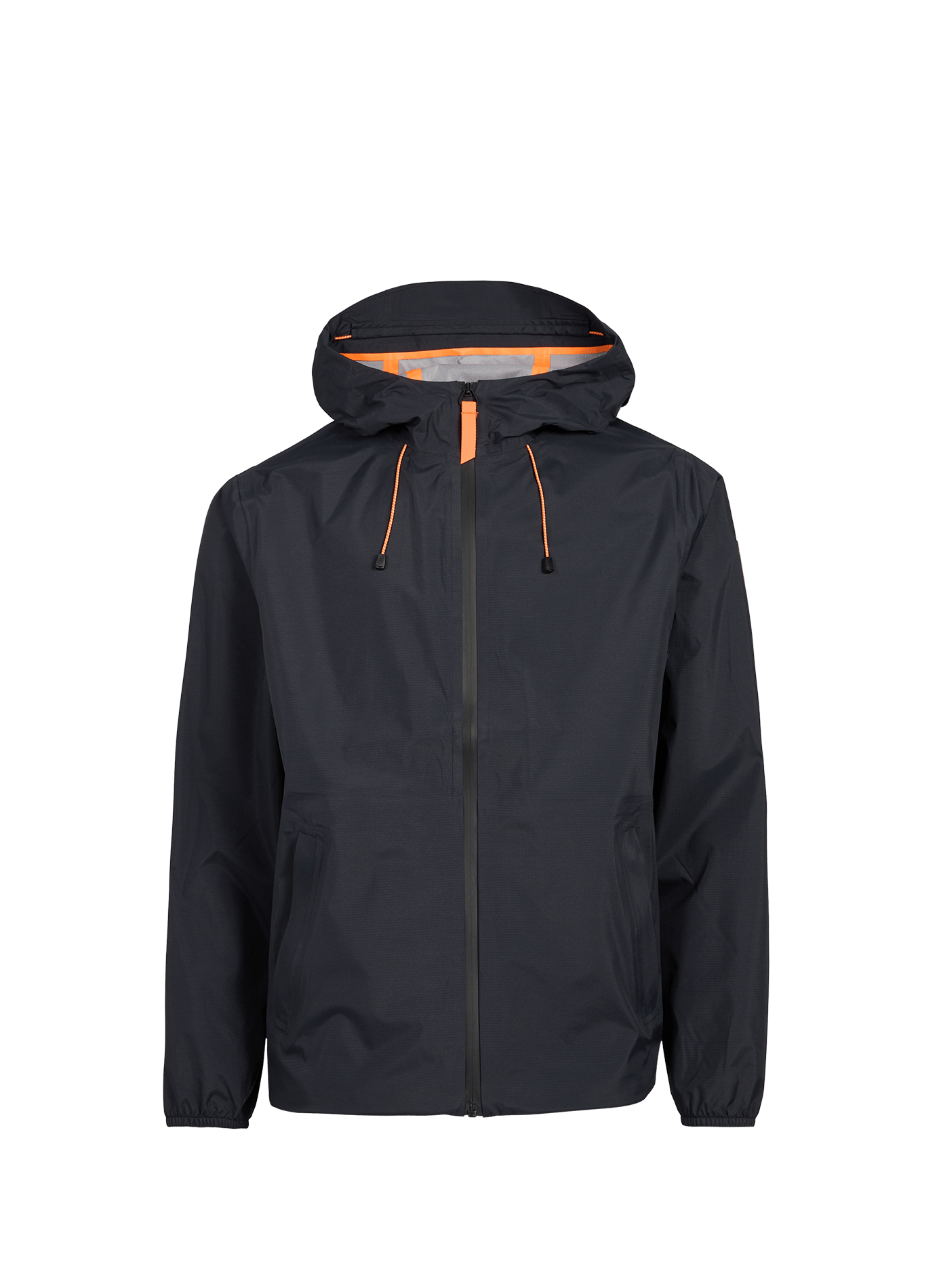 Jacke mit Kapuze, einfarbig, gerade geschnitten GERTRUDE ET GASTON Schwarz