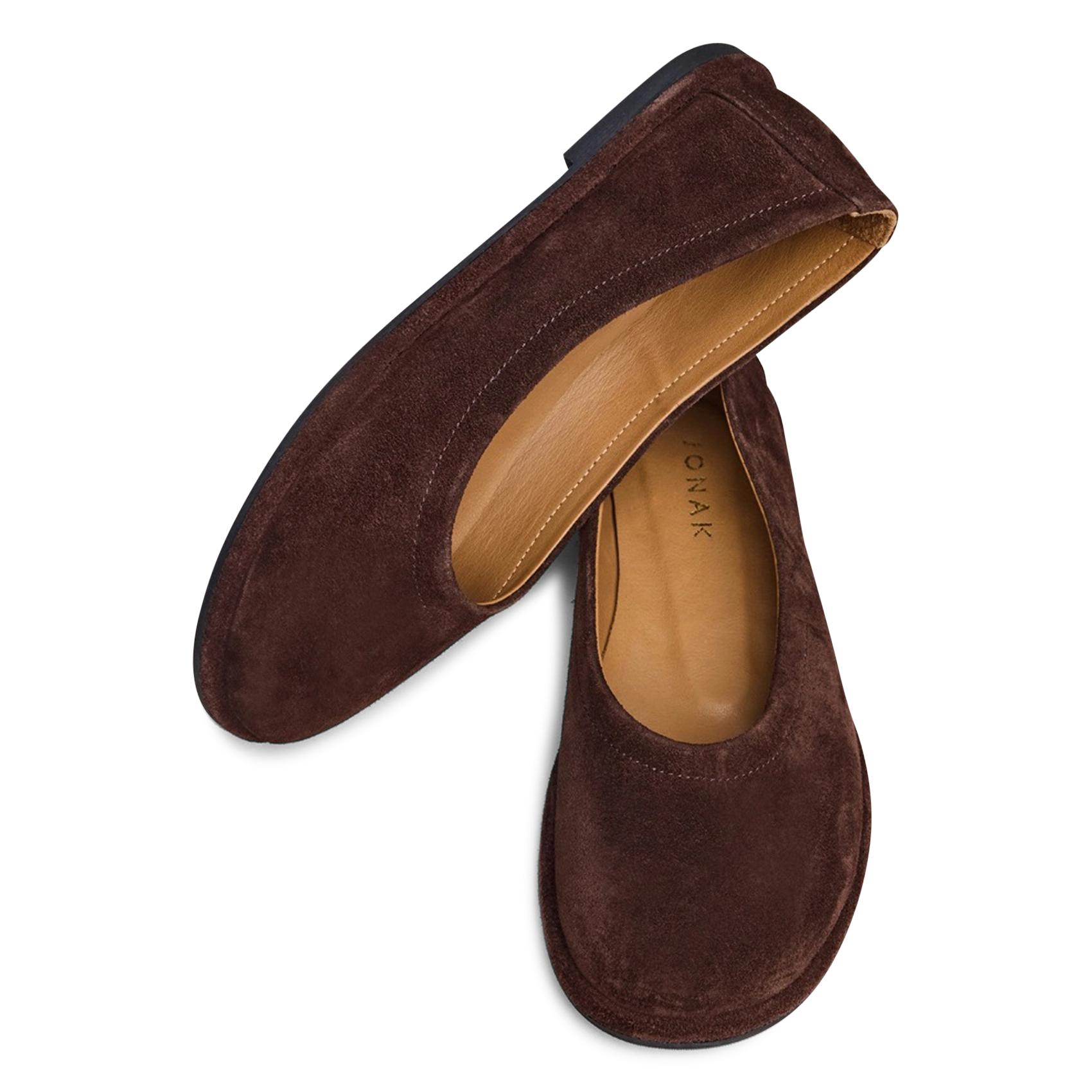 Ballerines en cuir janice JONAK Marron