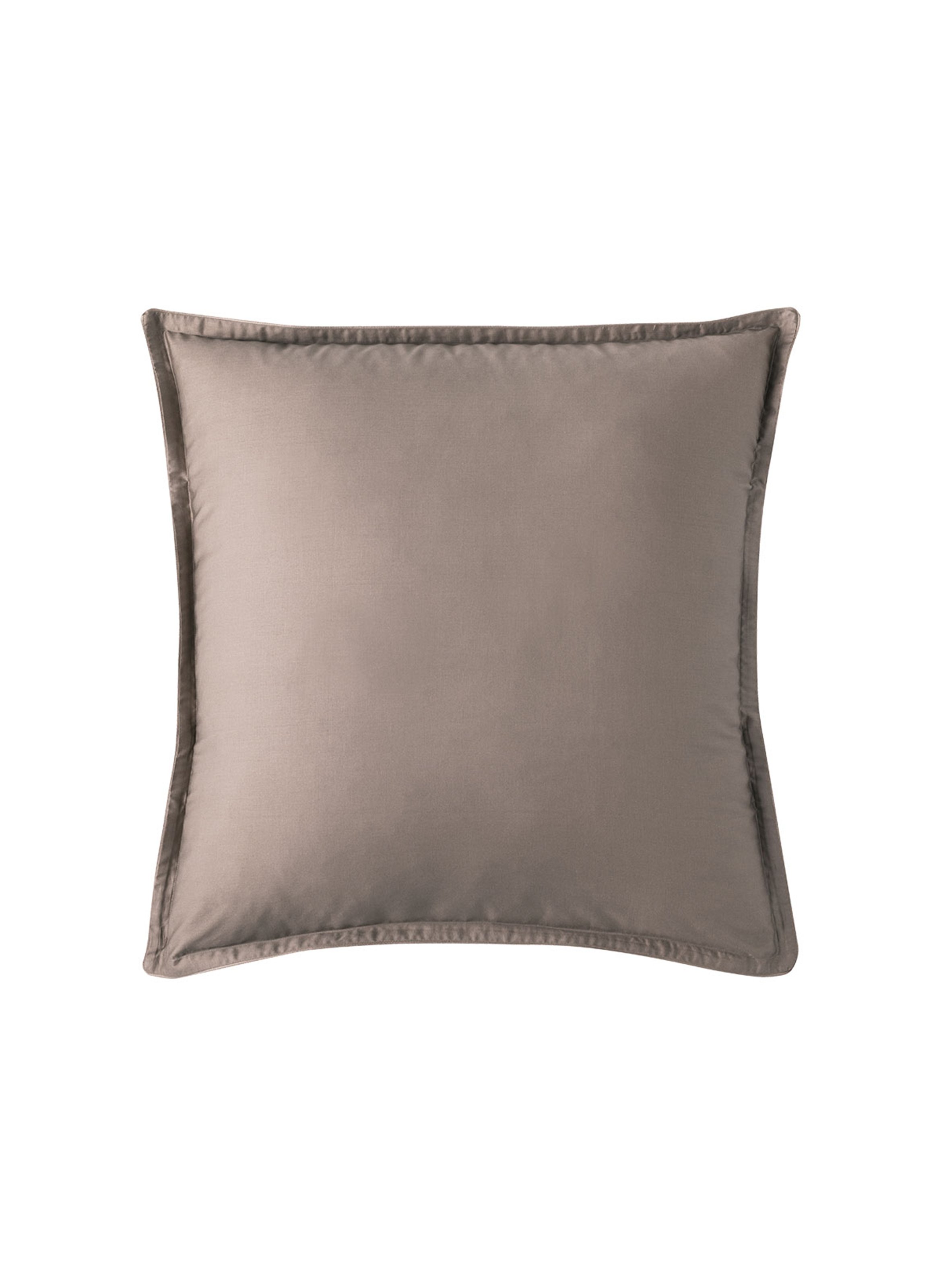 Taie d'oreiller unie en satin de coton bio, teophile ALEXANDRE TURPAULT Marron