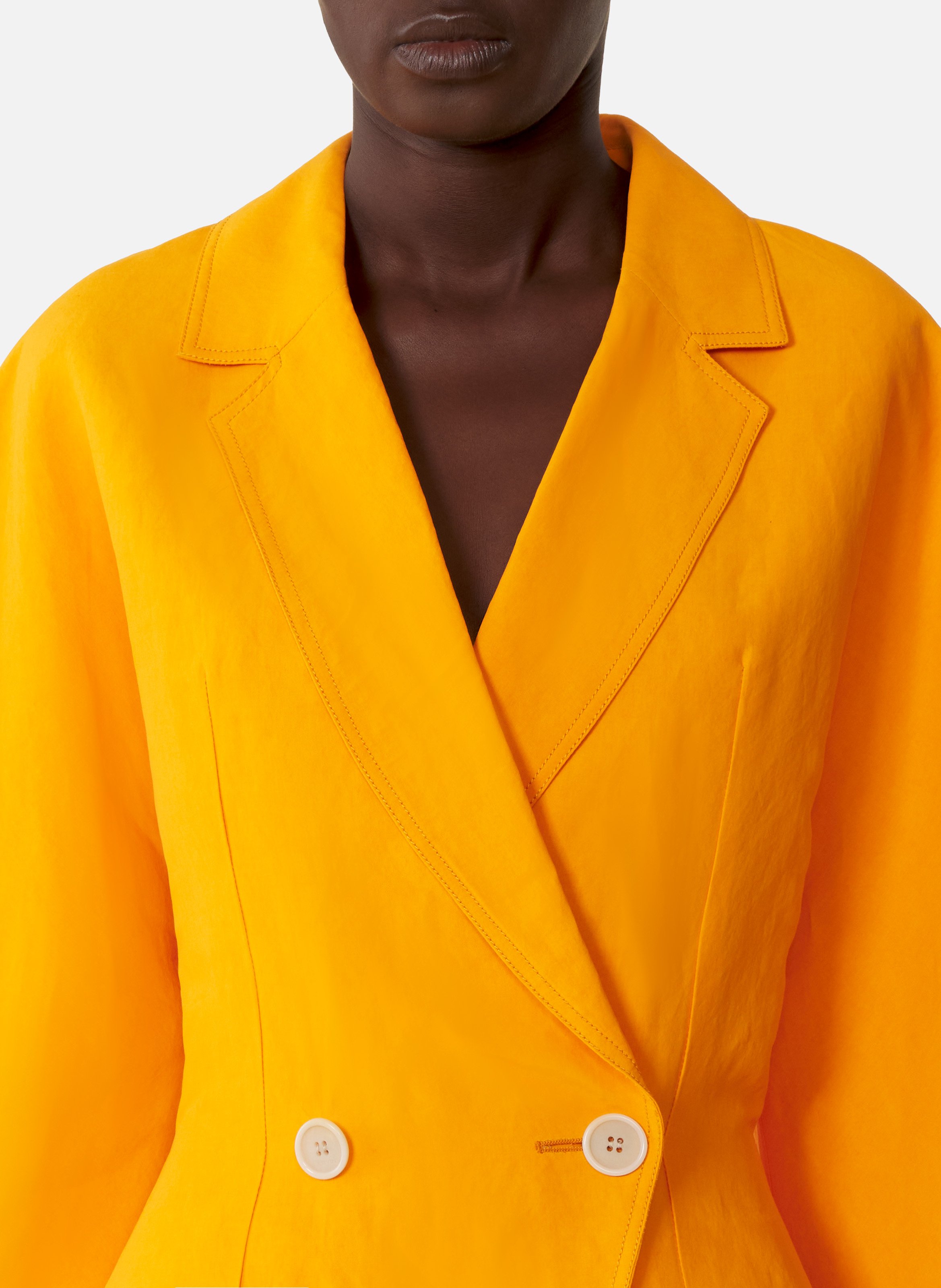 Veste dos nu en papier LANVIN Orange