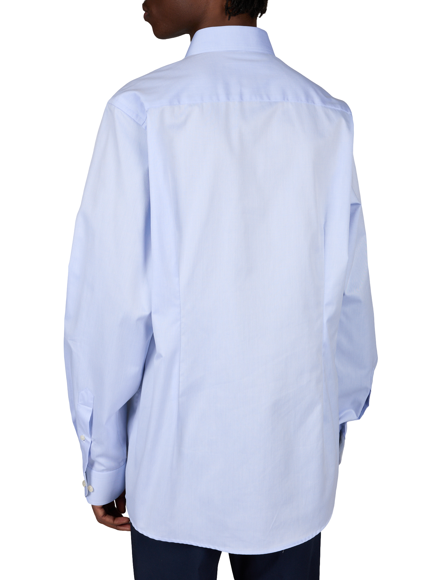 Chemise slim en coton ETON Bleu