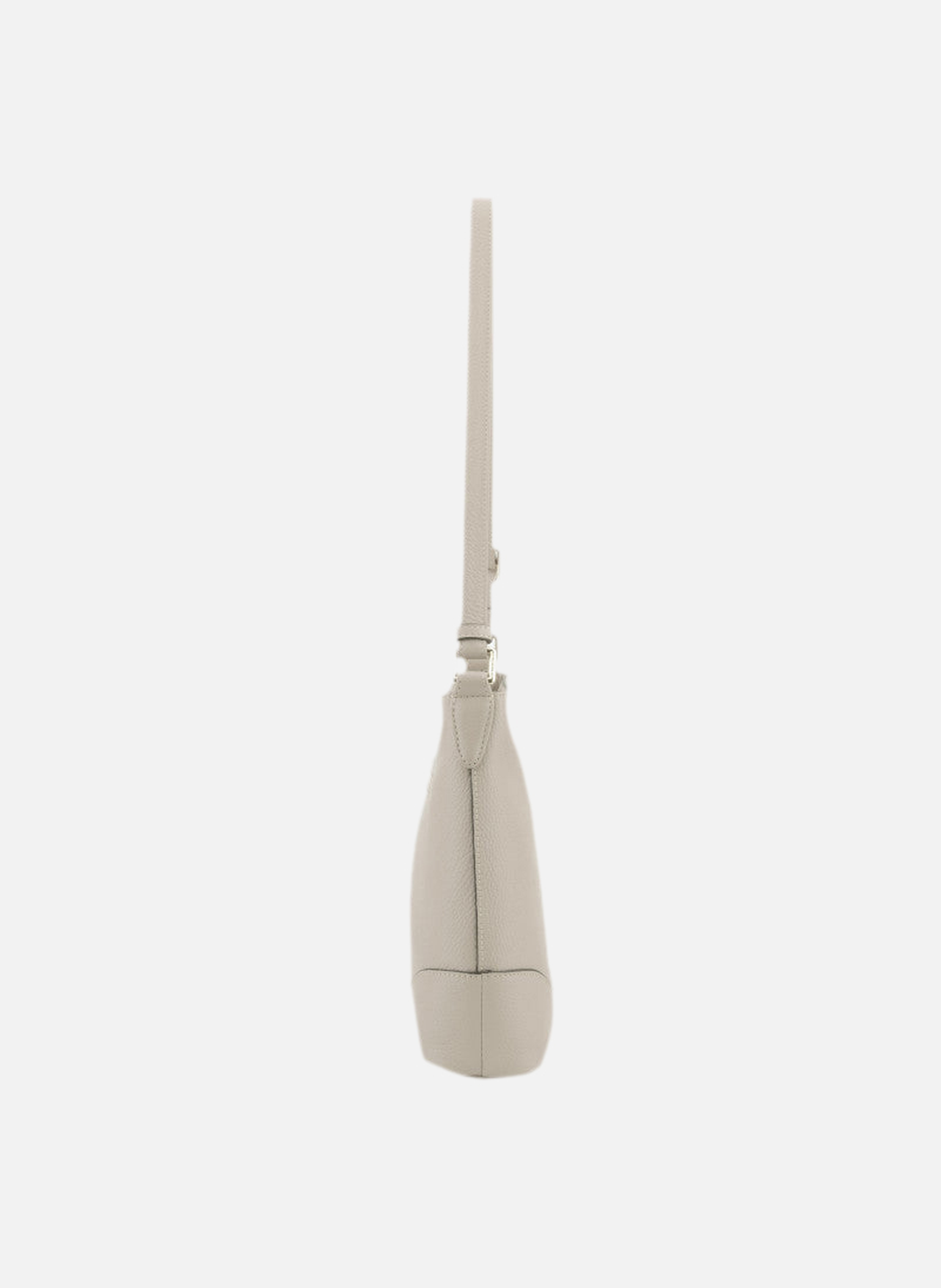 110 magnet | sac porté croisé en cuir de veau grainé POURCHET Beige