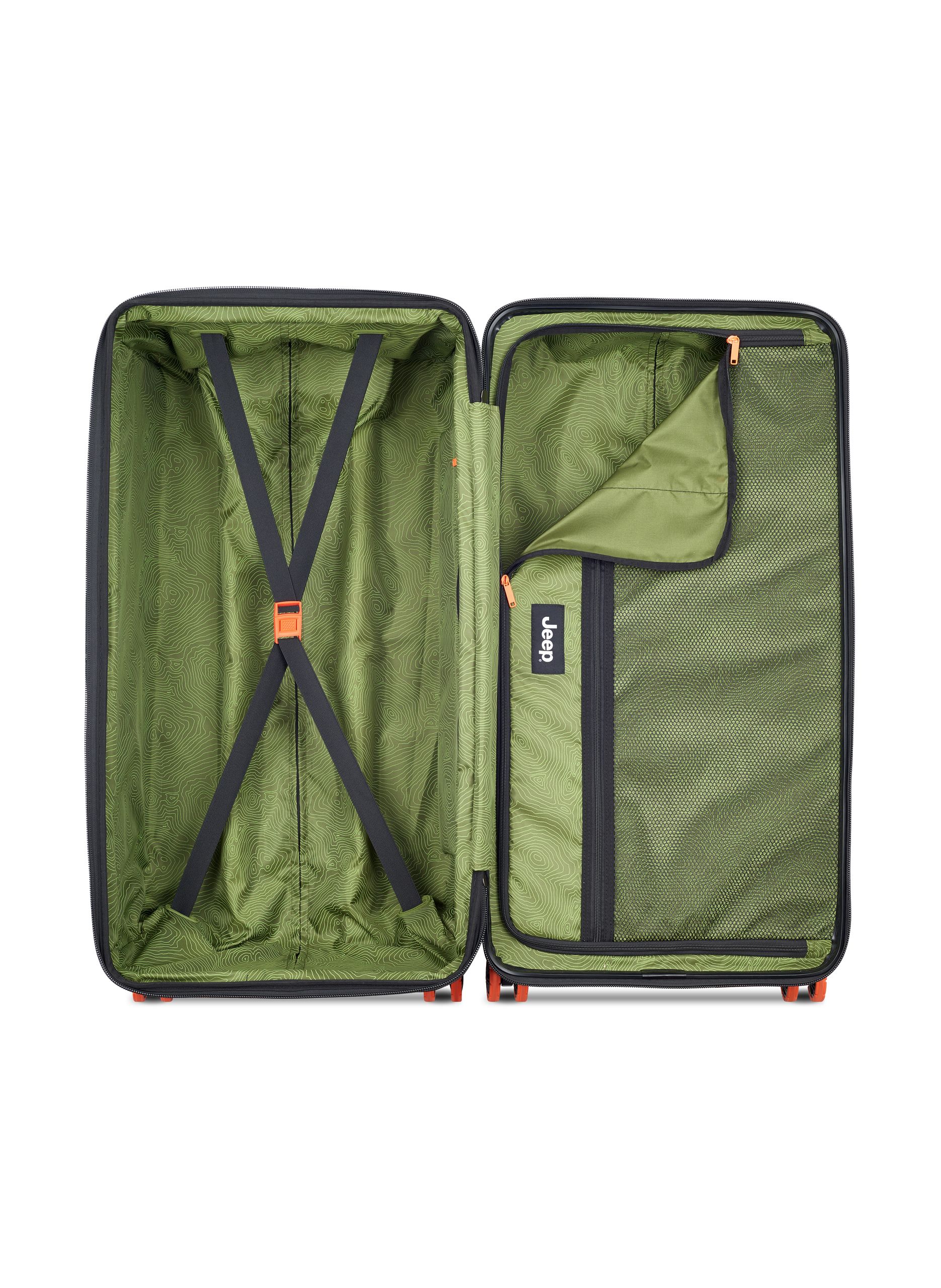Valise soute rigide taille xxl - jh002b JEEP Vert