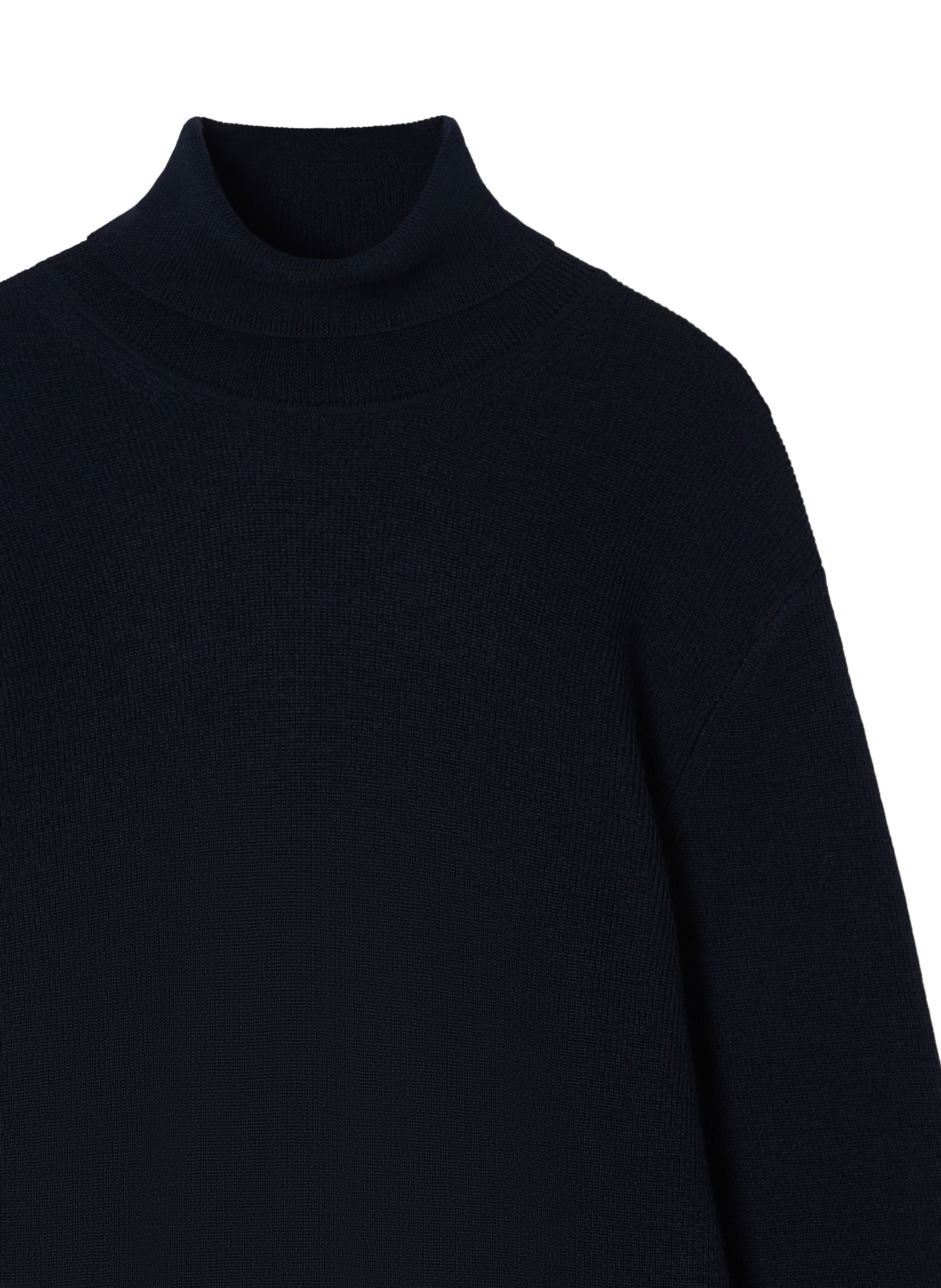 Pull col polo en laine EMPORIO ARMANI Bleu