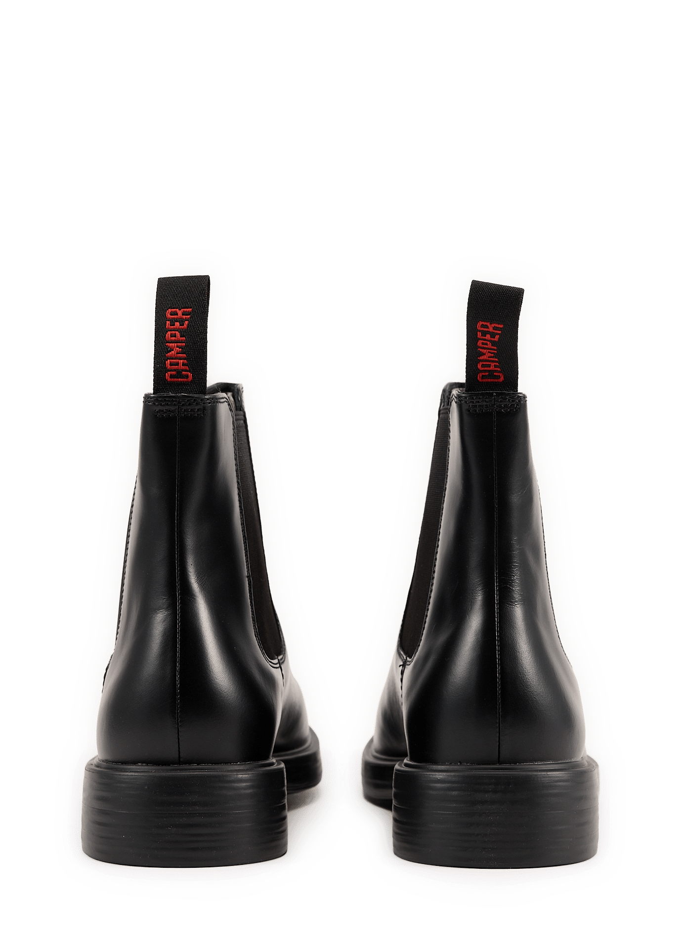 Bottines en cuir velours CAMPER Noir