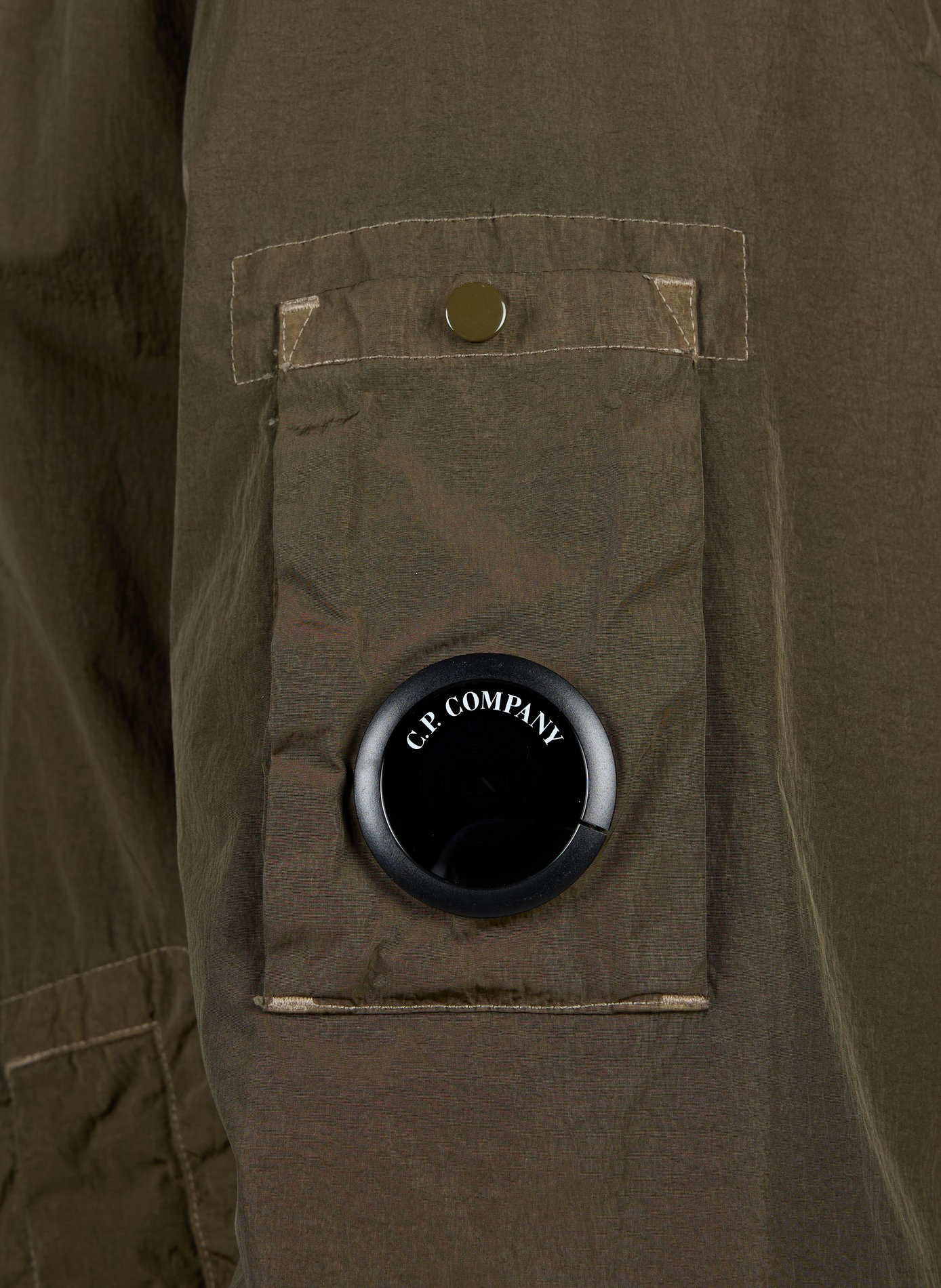 Jacket with embroidered logo | Khaki CP COMPANY Men