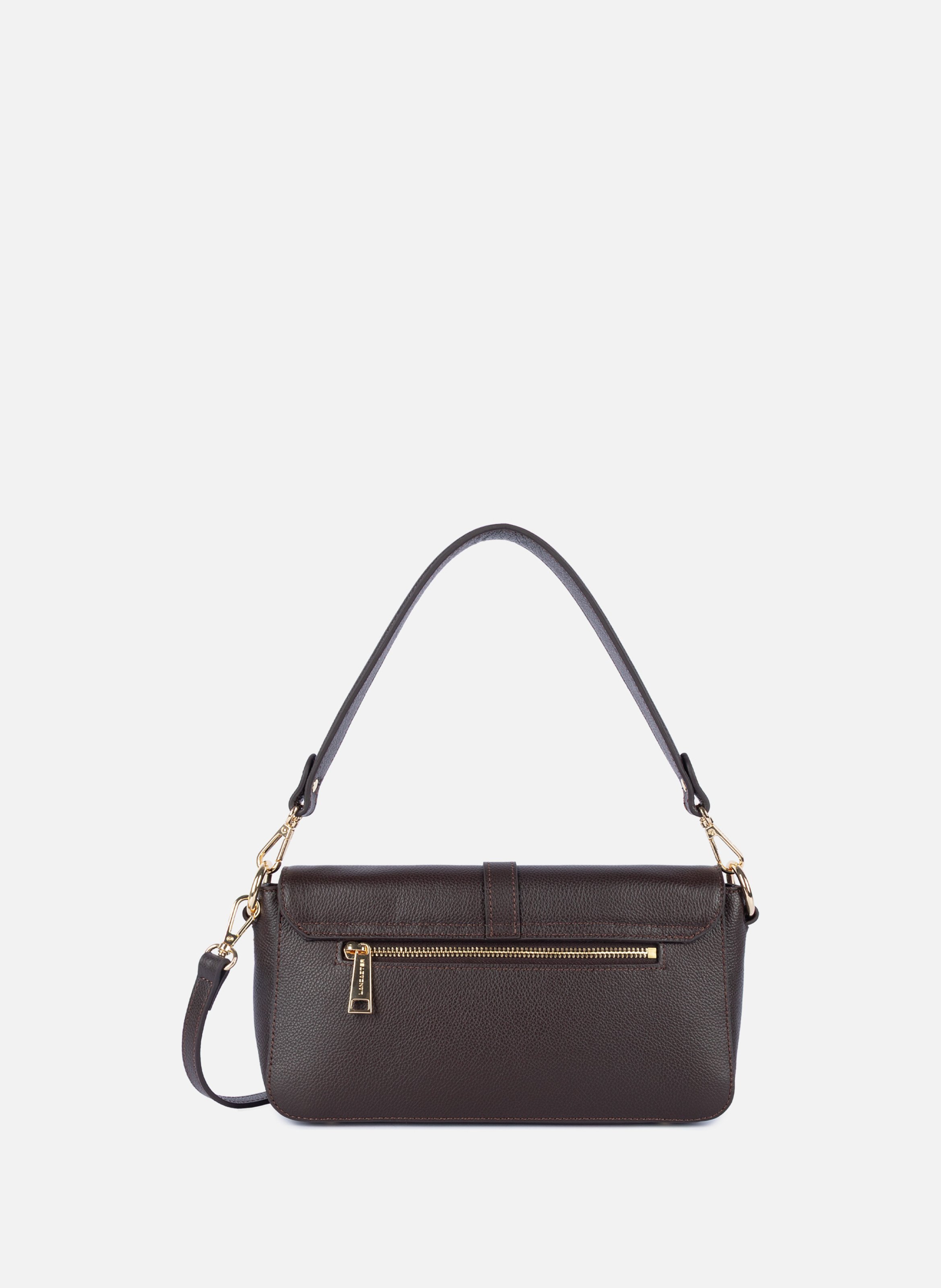 Sac rectangle - milano horizon LANCASTER Marron