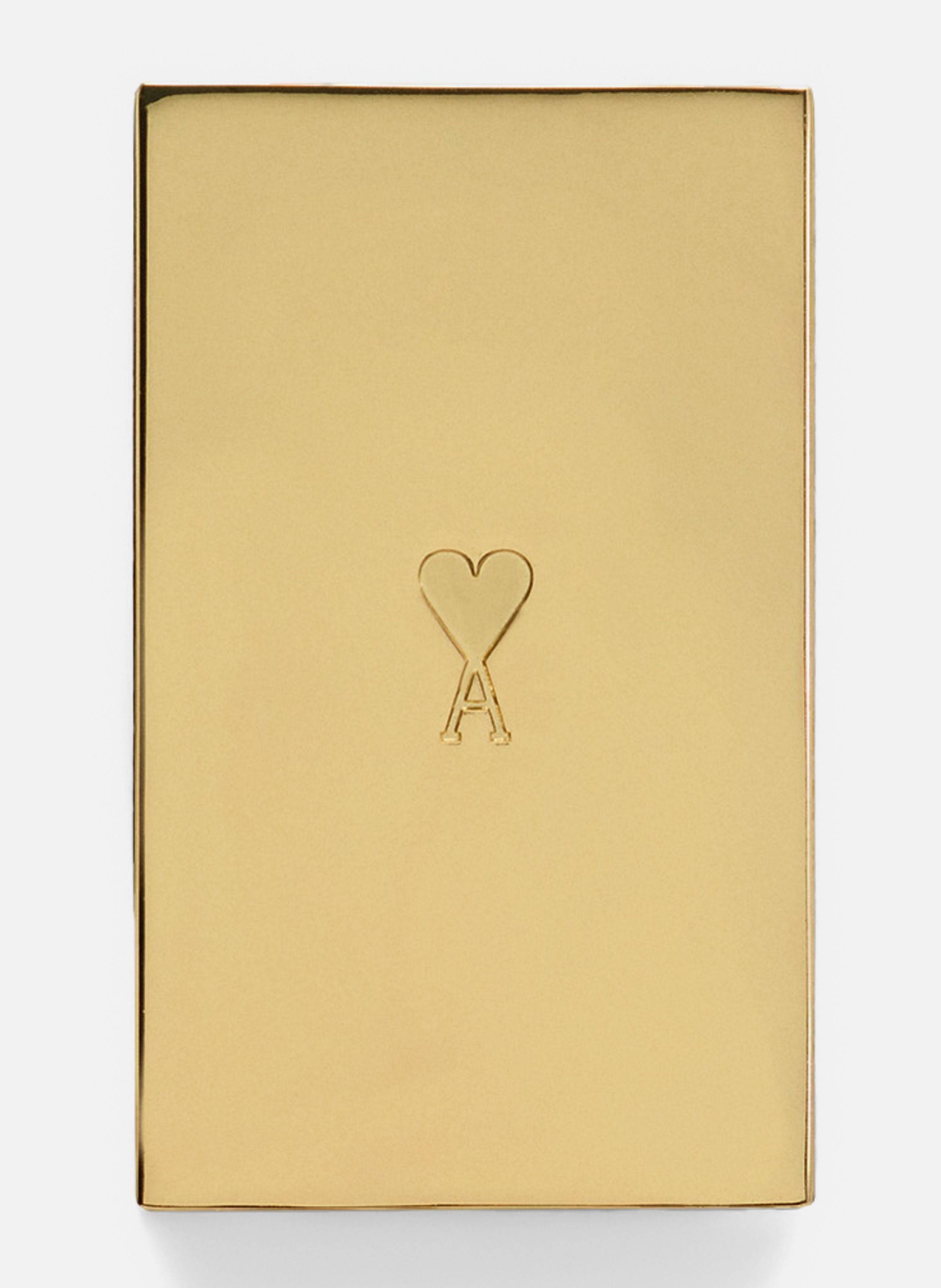 Petite boite ami de coeur à rayures en métal unisexe AMI PARIS Multicolore