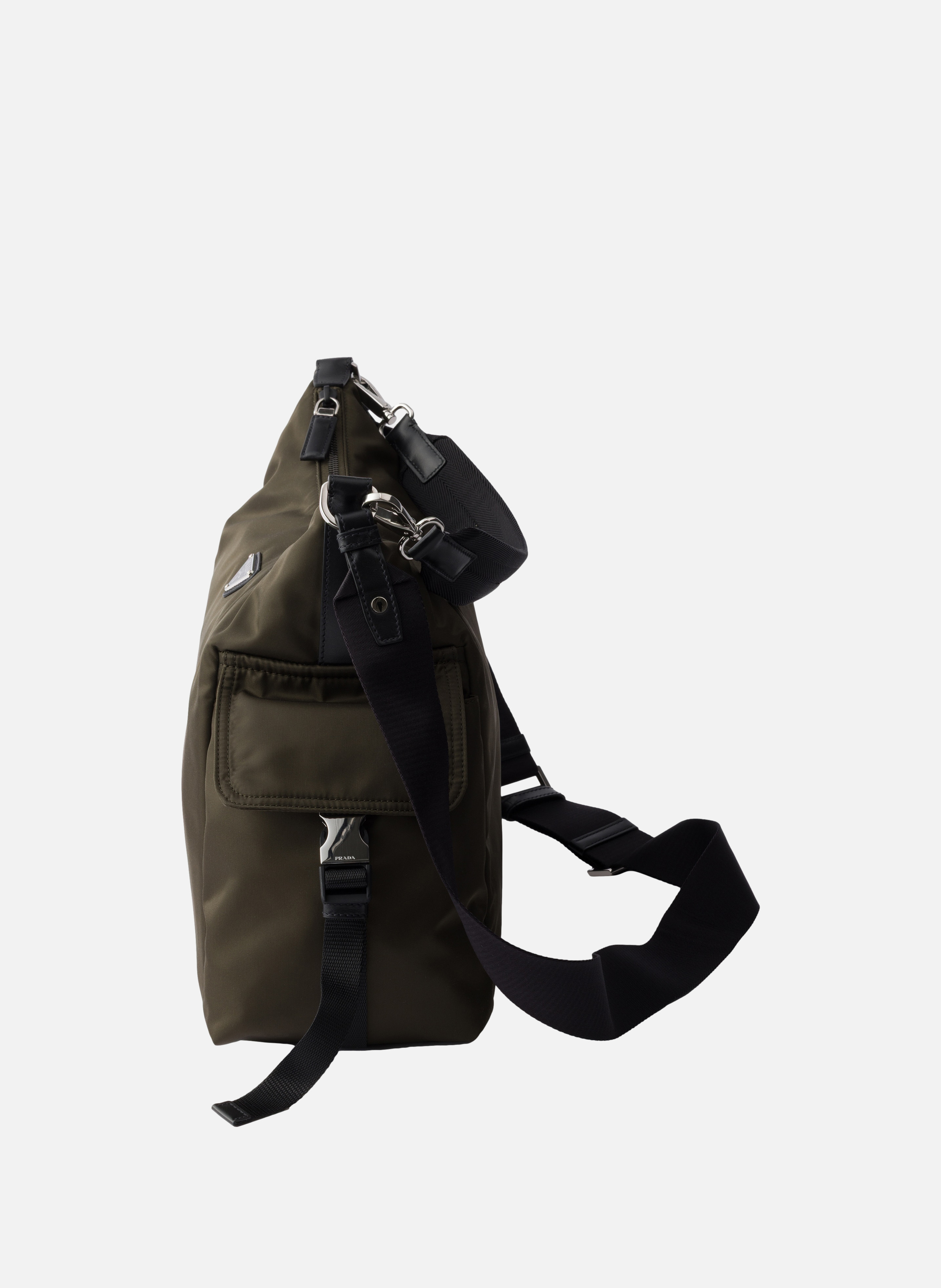 Sac prada explore en re-nylon et cuir PRADA Vert