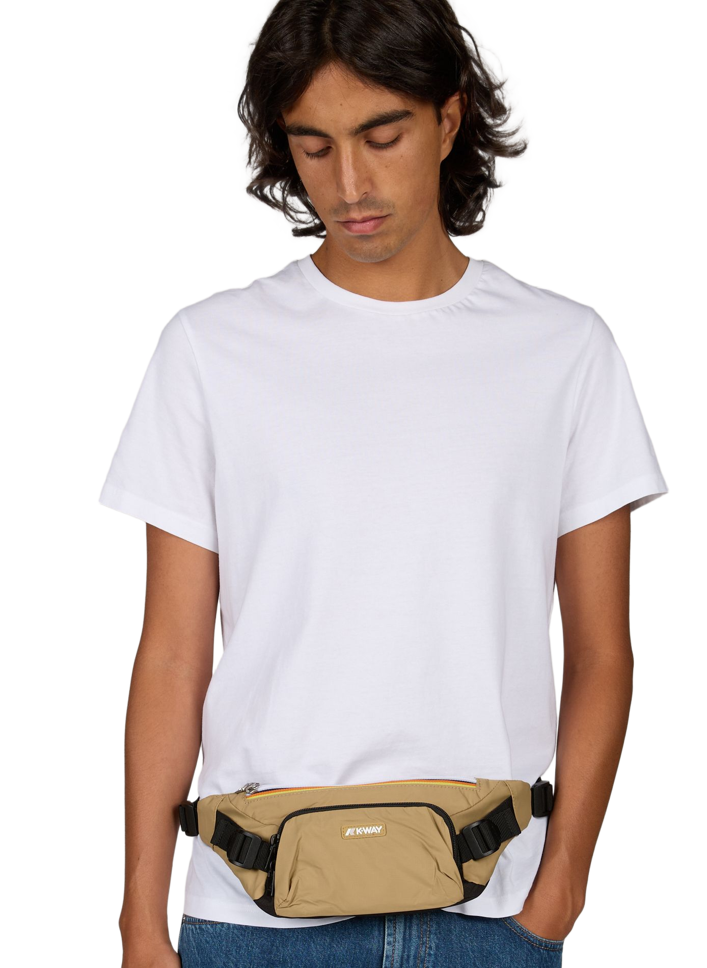 Kompakte Umhängetasche Fericy S K-WAY Beige