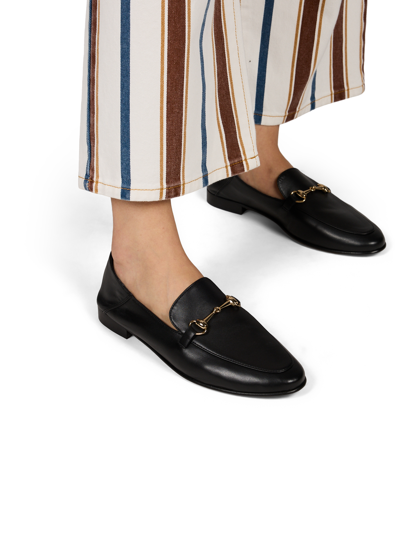 Mocassins Jill à mors en cuir | Noir BOBBIES Femme