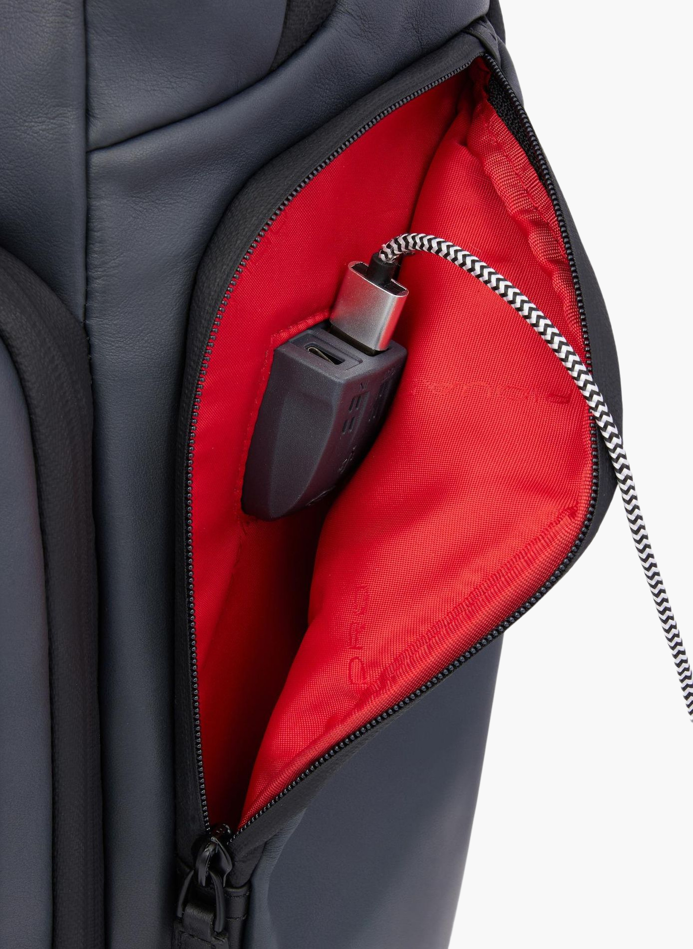 Sac à dos pour ordinateur 15,6" avec lumière led PIQUADRO Gris