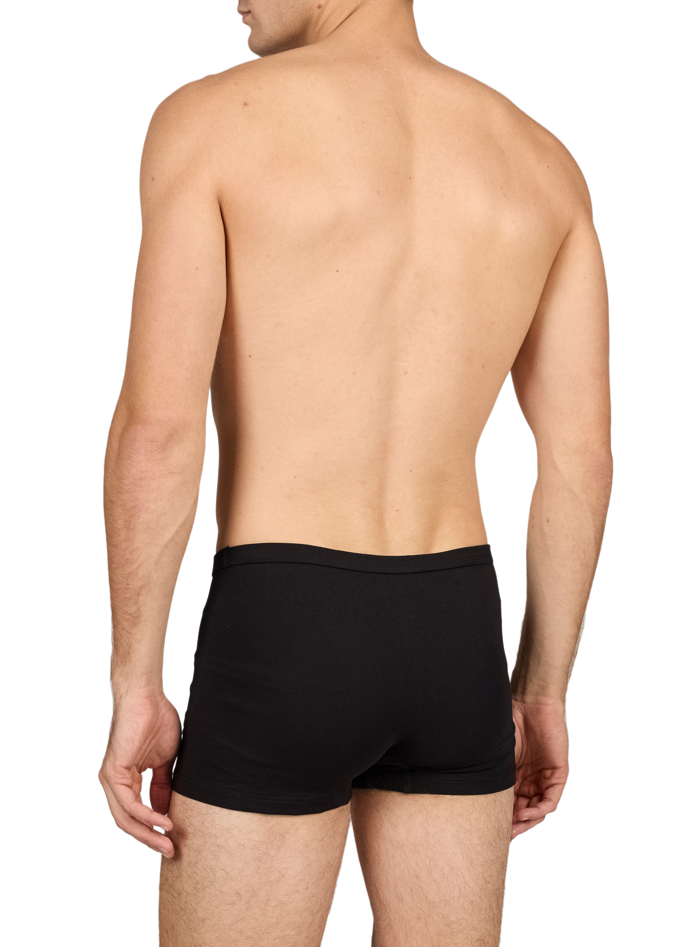 Set mit 3 einfarbigen Boxershorts AU PRINTEMPS PARIS Schwarz