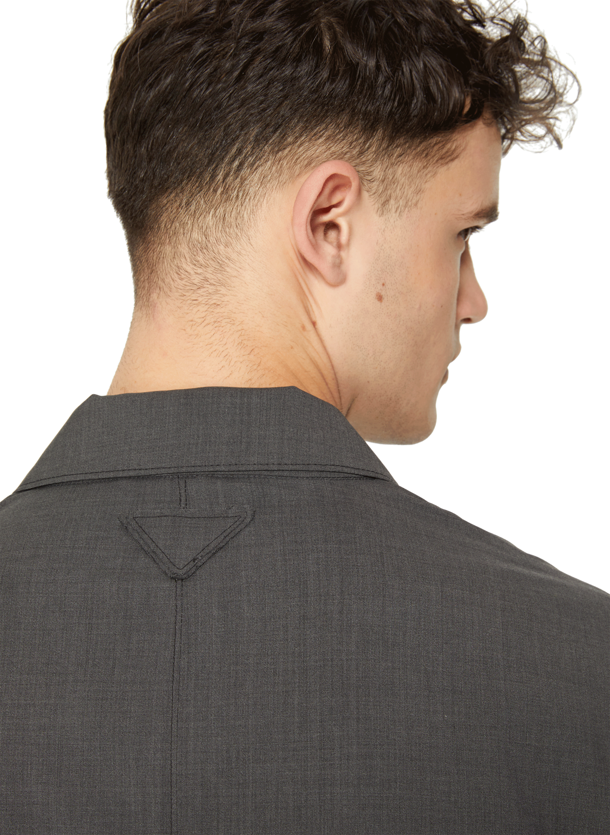 Straight-fit jacket PRADA Grey