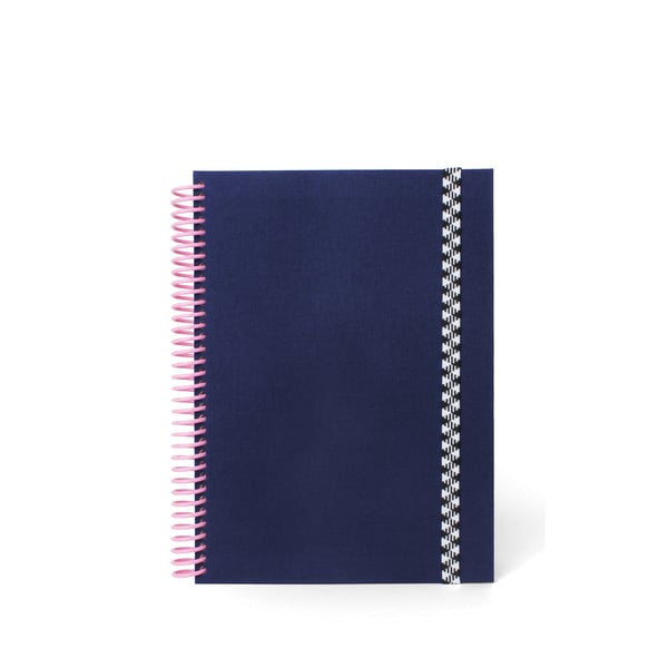 Cahier bleu marine