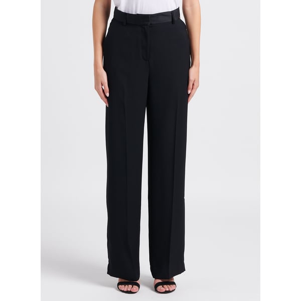 Pantalon large et fluide en crêpe