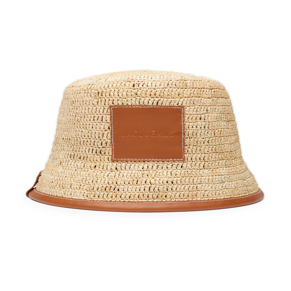 Jacquemus Le Bob Soli Bucket Hat In Brown