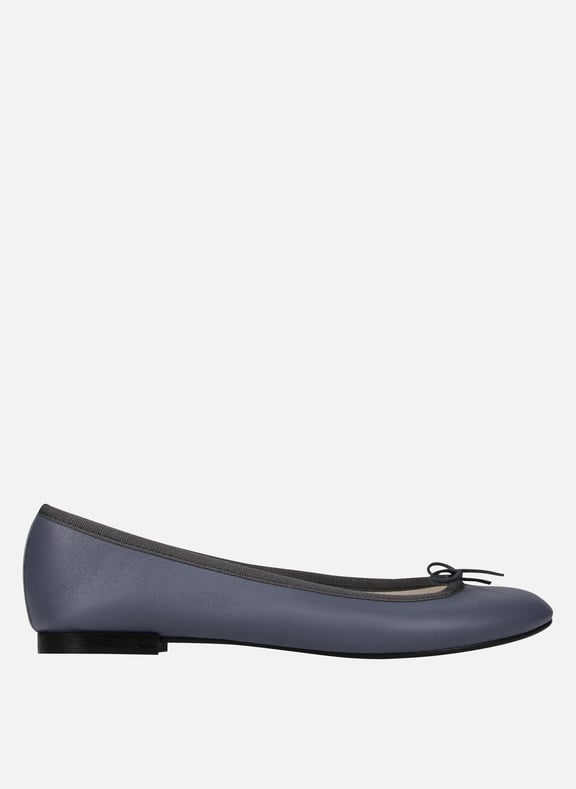 Ballerines en cuir cendrillon Gris by REPETTO REPETTO Ballerines en cuir cendrillon Gris