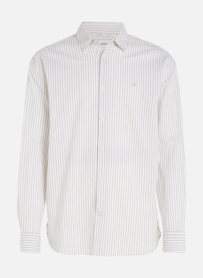 Striped cotton shirt CALVIN KLEIN
