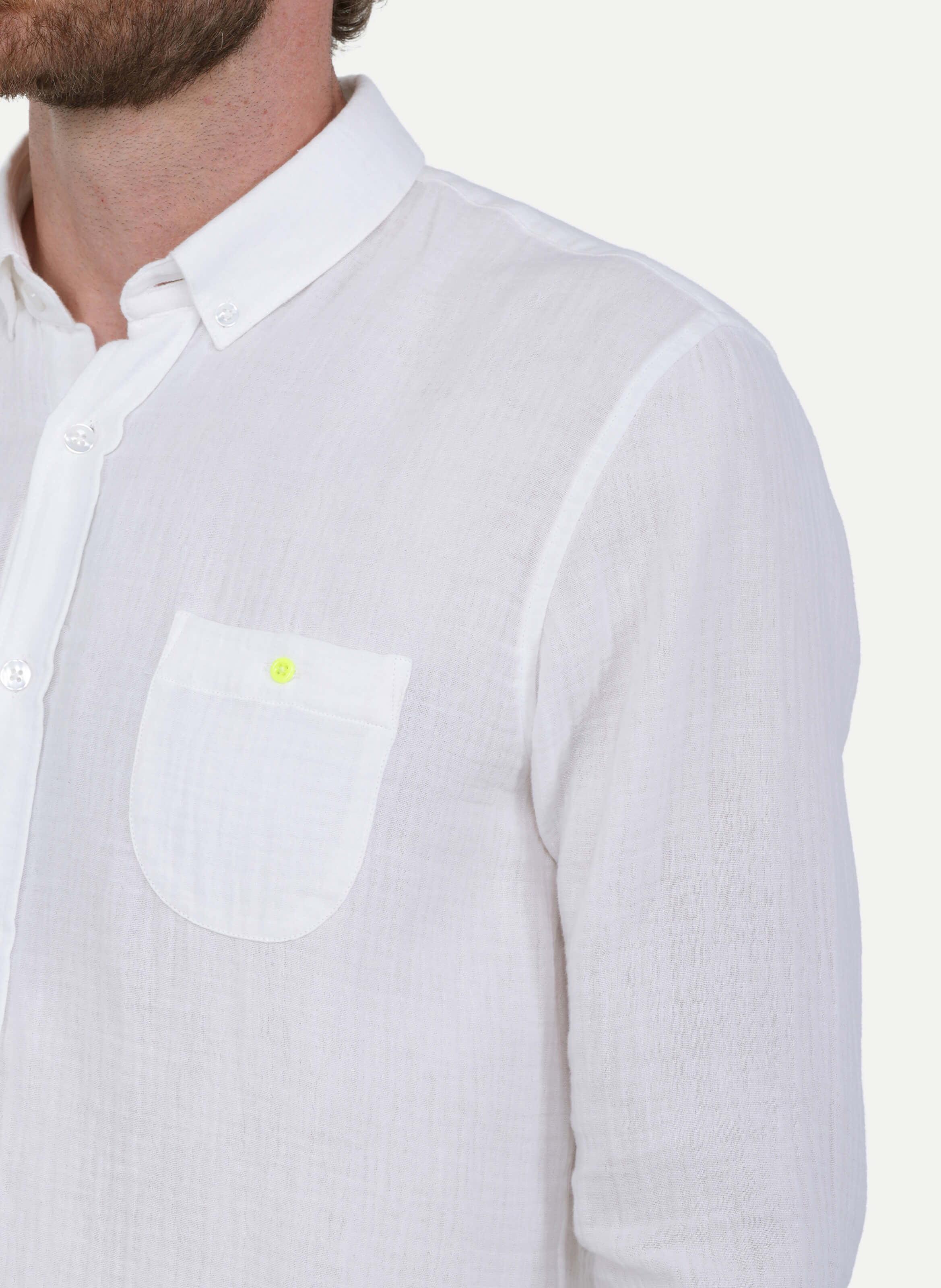 Chemise  en gaze de coton GILI'S Blanc