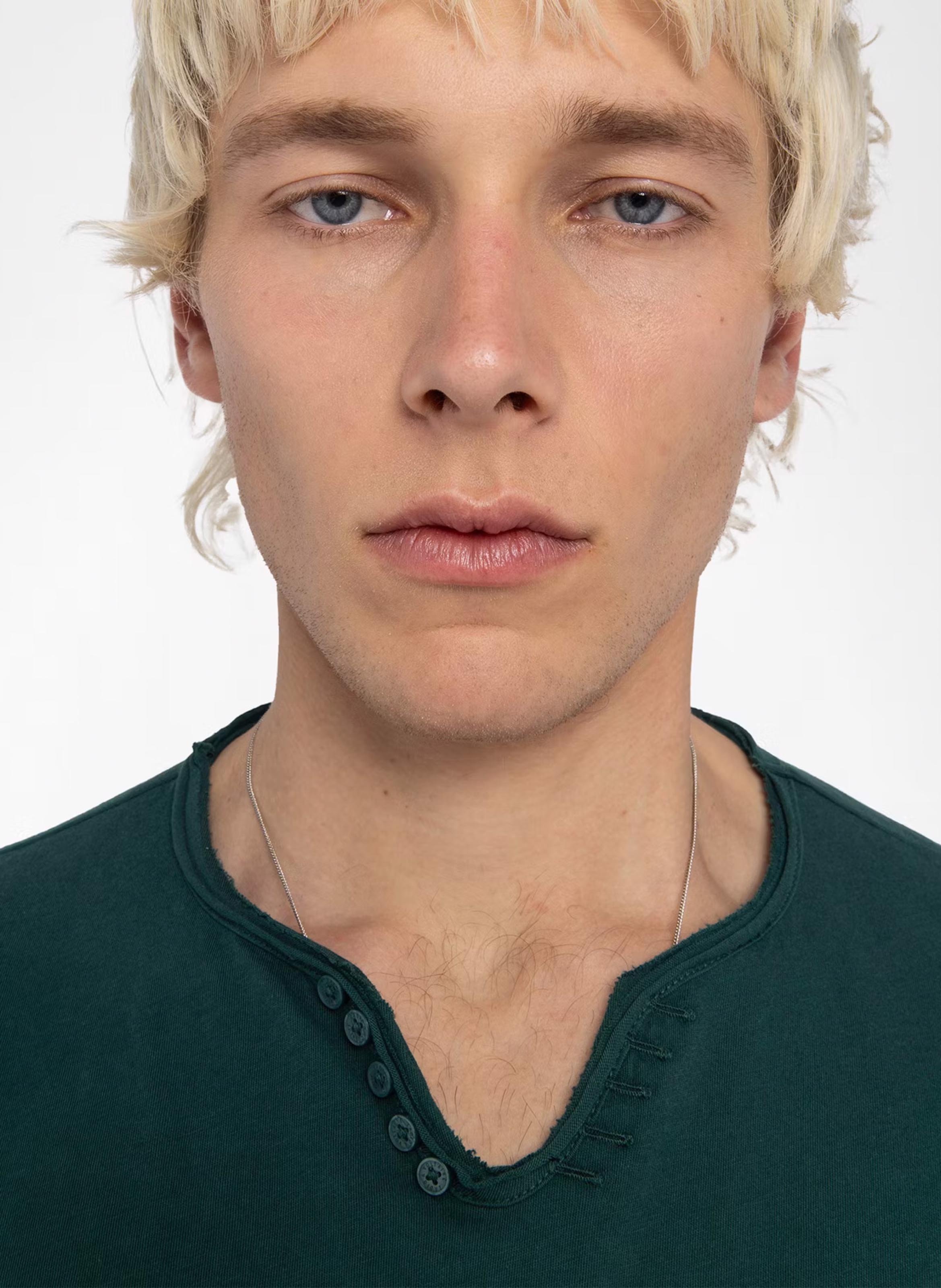 Tee-shirt droit en coton monastir ZADIG&VOLTAIRE Vert