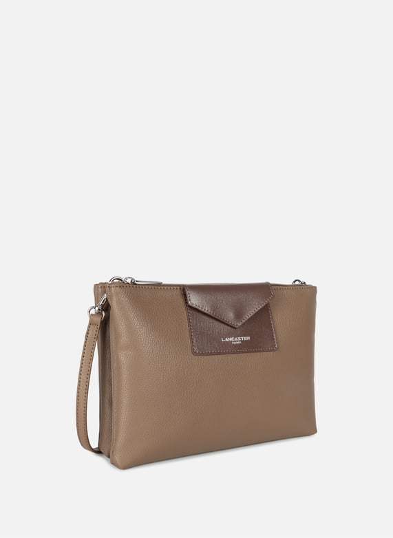 Double pochette - maya kba | Marron by LANCASTER Double pochette - maya kba Marron