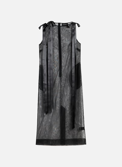 Dress with transparent ribbon bows SIMONE ROCHA Dress with transparent ribbon bows SIMONE ROCHA
