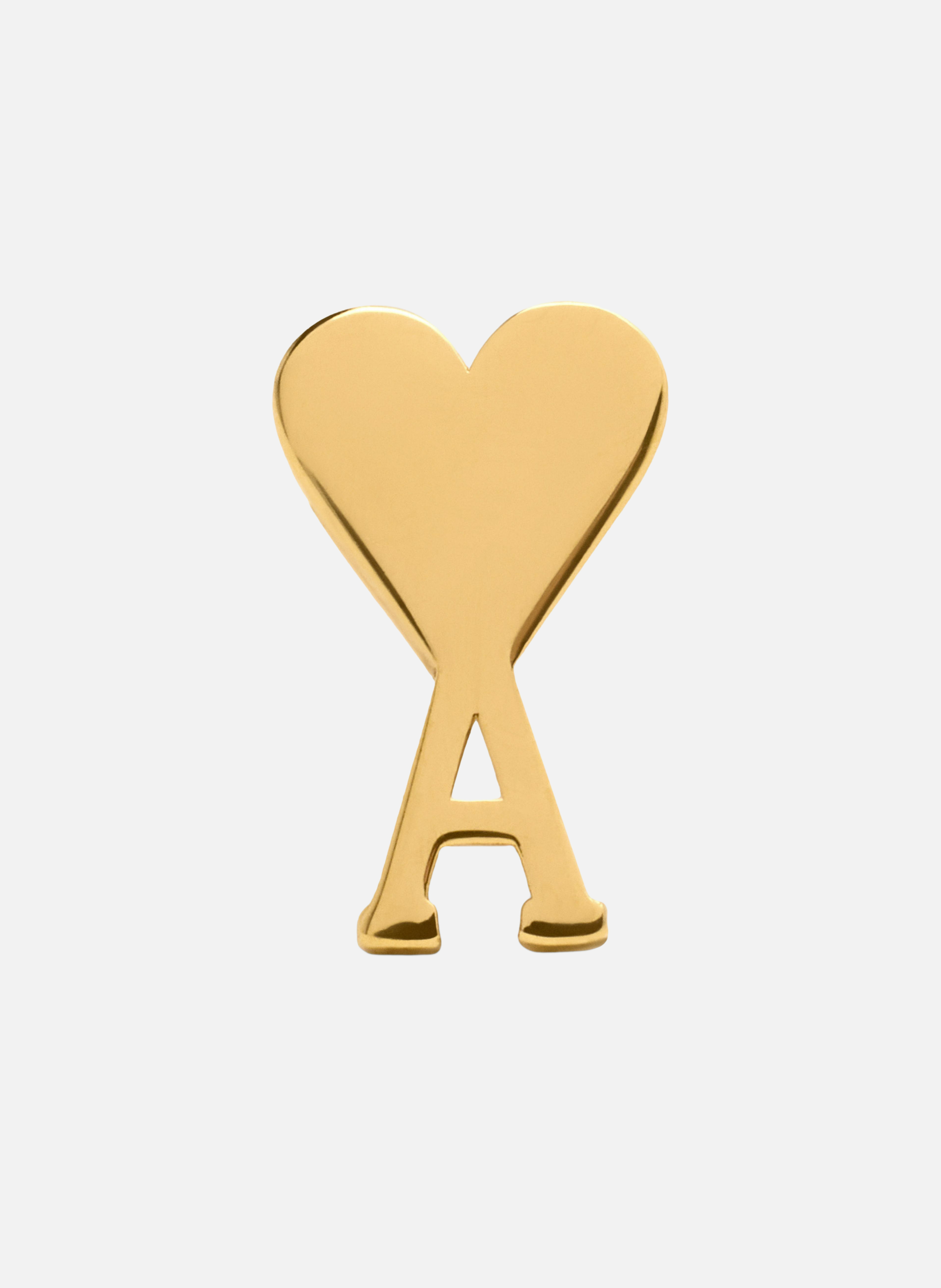 Boucle d'oreille ami de coeur unisexe AMI PARIS Doré