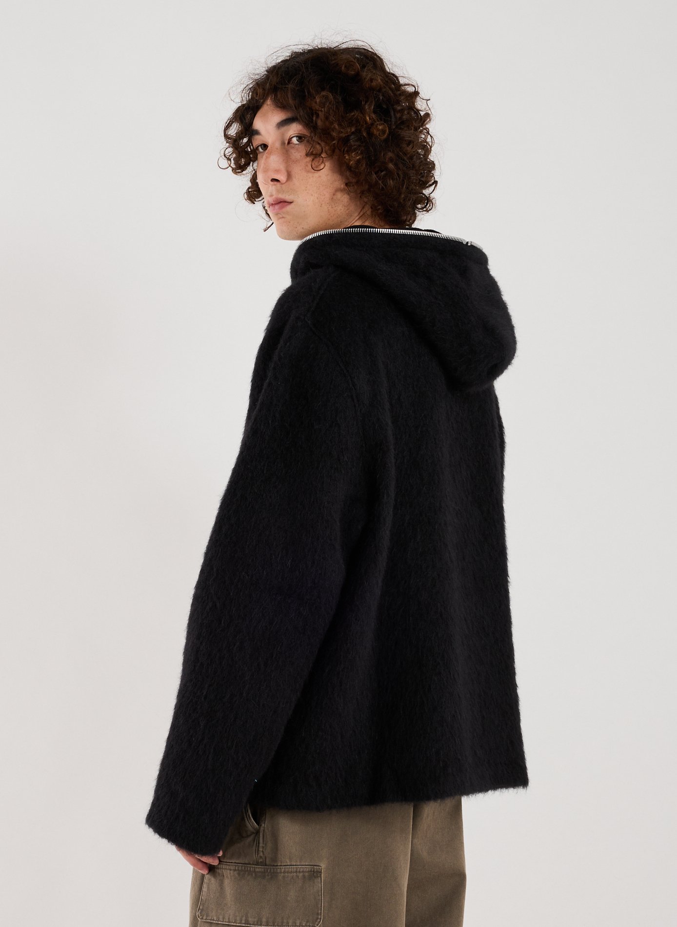 Hoodie à capuche en laine  OUR LEGACY Noir